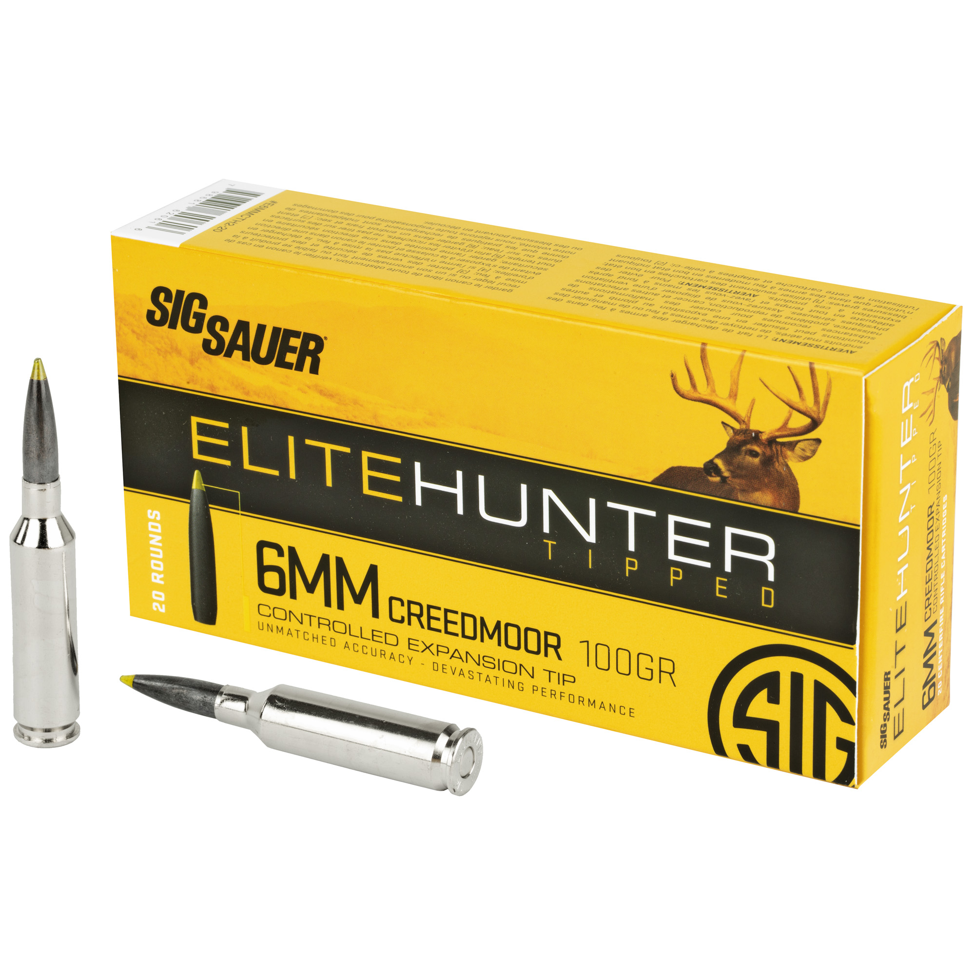 Sig Sauer ETH 6MM Creedmoor 100gr Ballistic Tip – 20rd