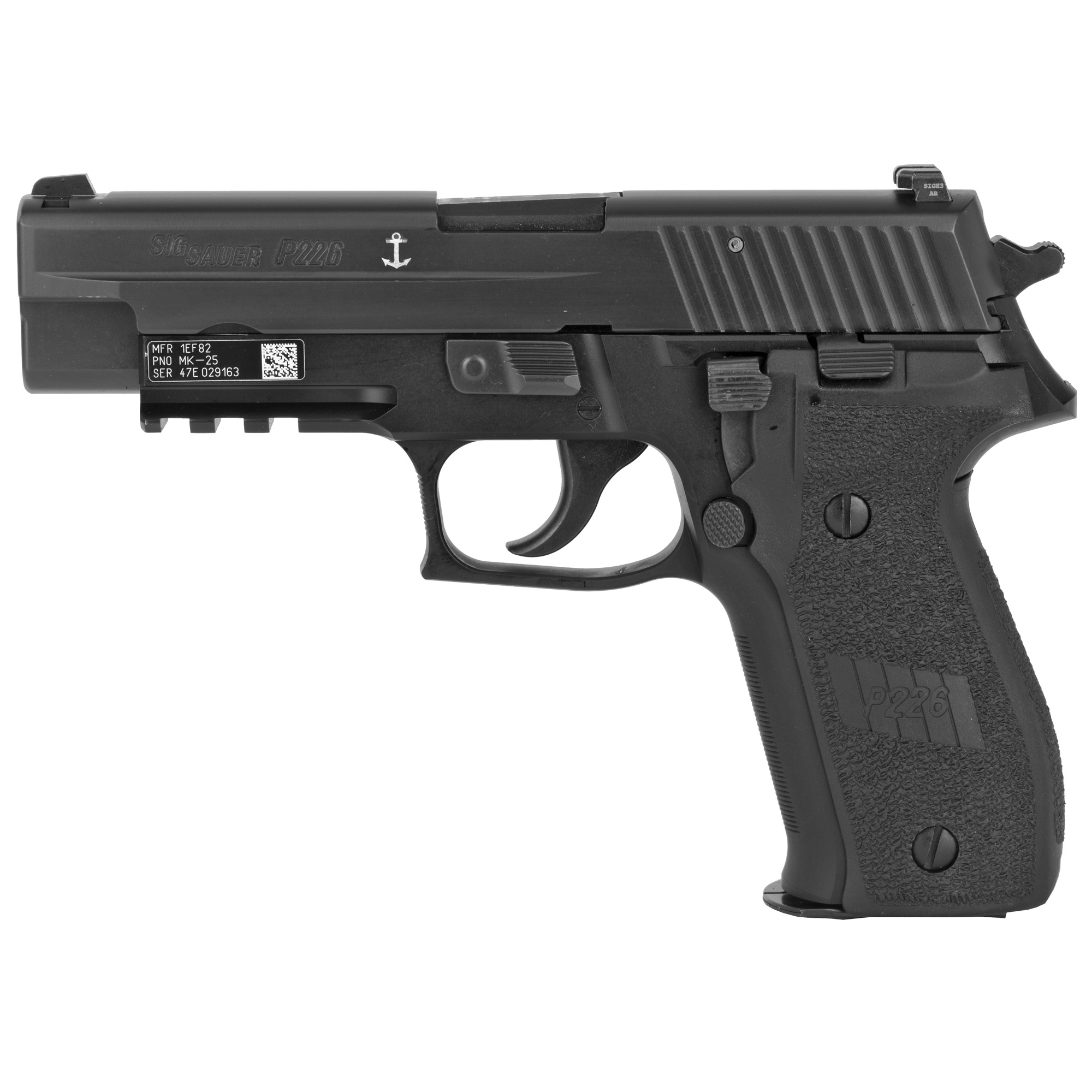 Sig Sauer P226 MK-25 DA/SA 4.4″ 9mm 10rd Siglite Night Sights – Black