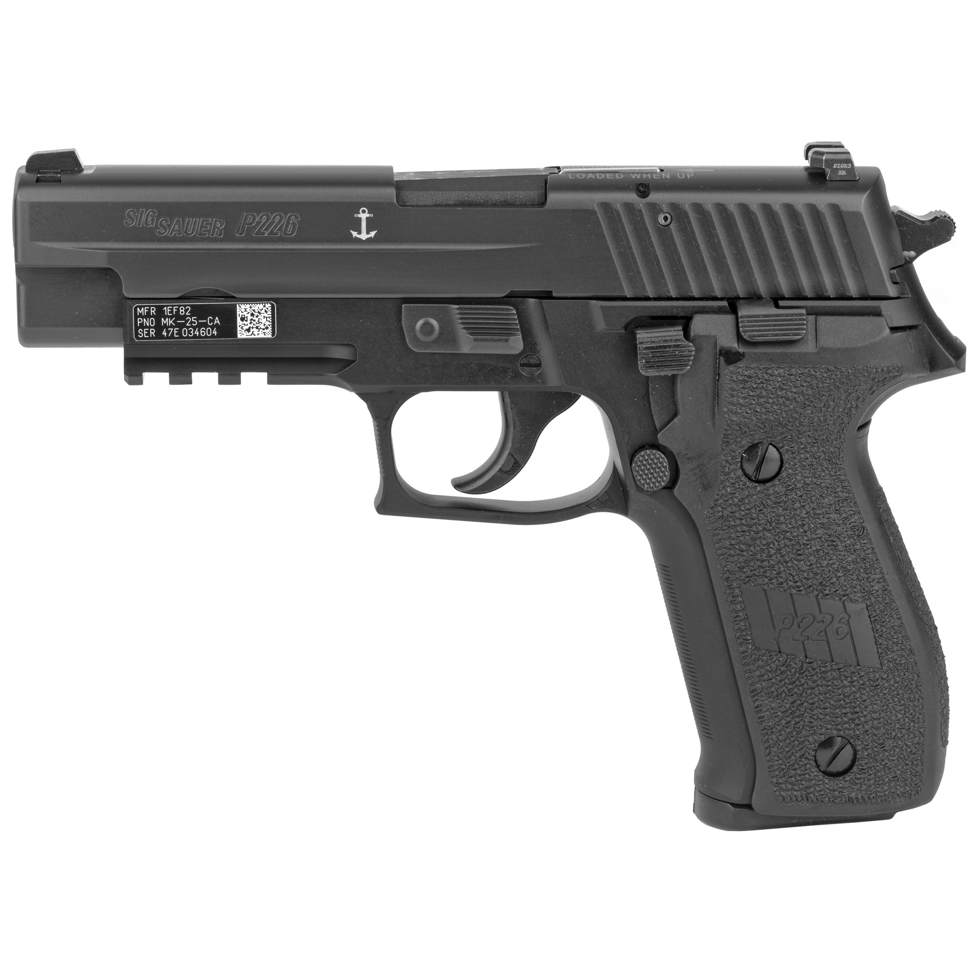 Sig Sauer P226 MK-25 DA/SA 4.4″ 9mm 10rd Night Sights – Black