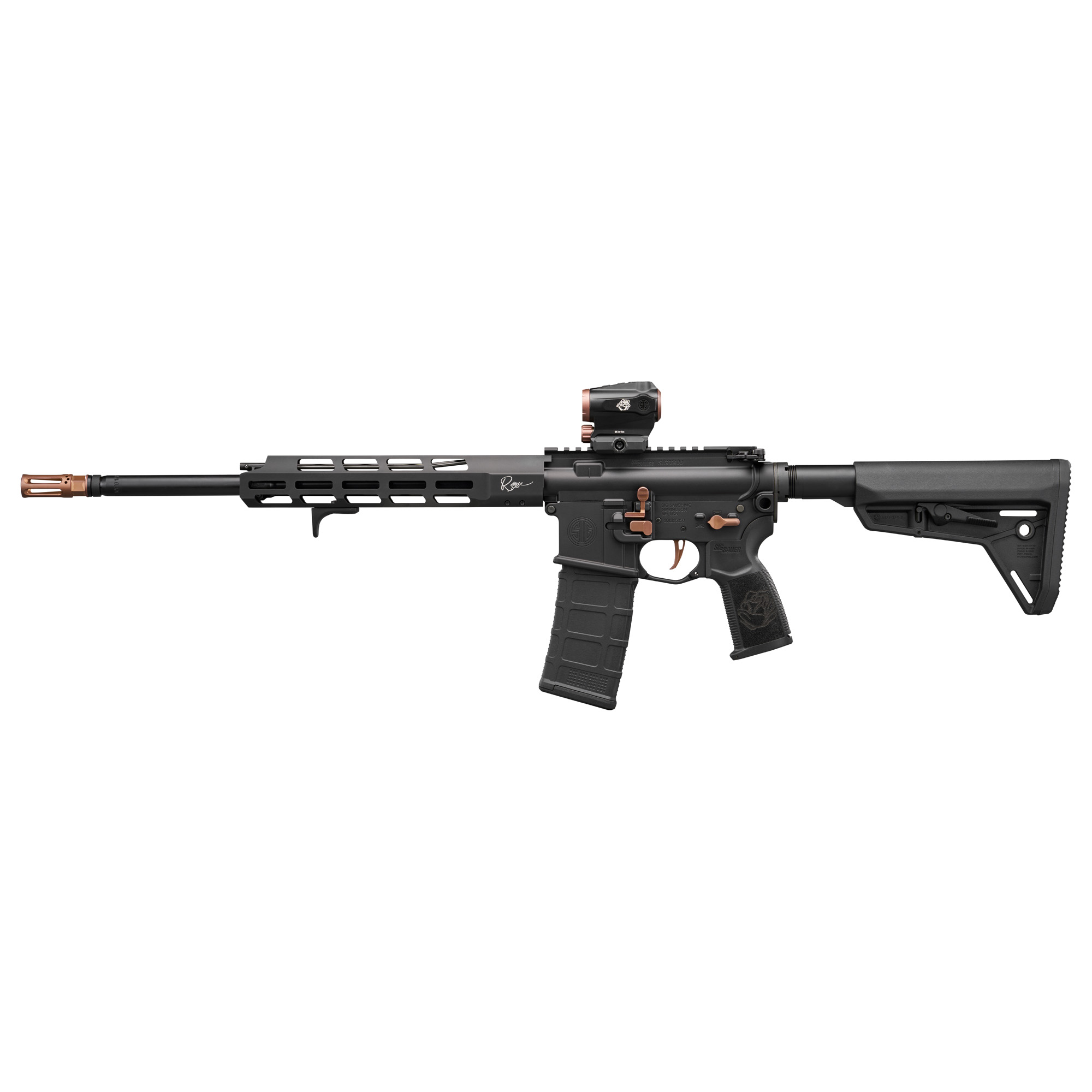 Sig Sauer M400 Rose AR 16″ 5.56 NATO 30rd – Black, Rose Gold