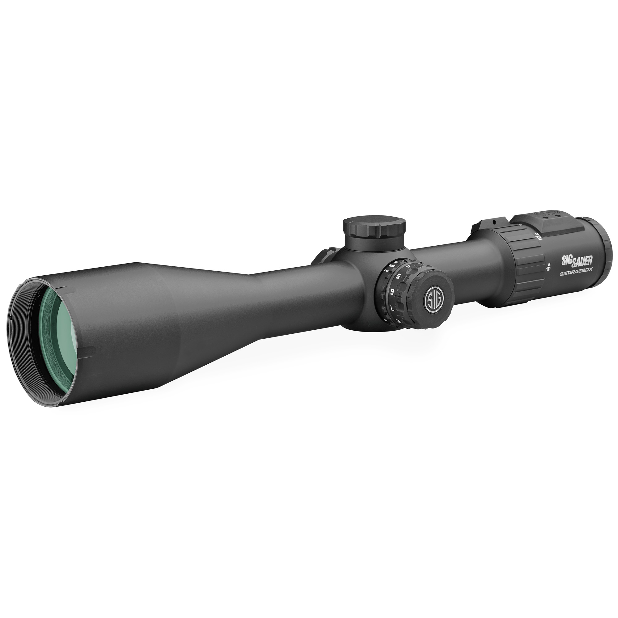 Sig Sauer SIERRA6 BDX DIGITAL DEV-L BALLISTIC RETICLE W/ 194 LEDS 5-30X Rifle Scope 34mm – Black