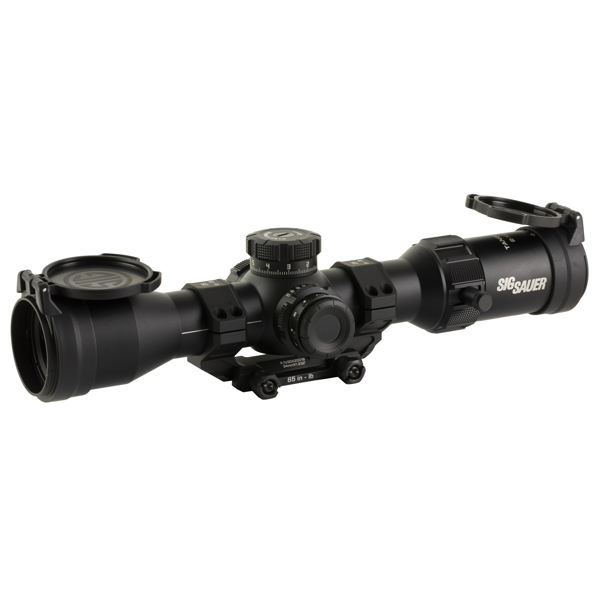 Sig Sauer TANGO MSR MRAD Illuminated Reticle 2-12X Rifle Scope 34mm – Black