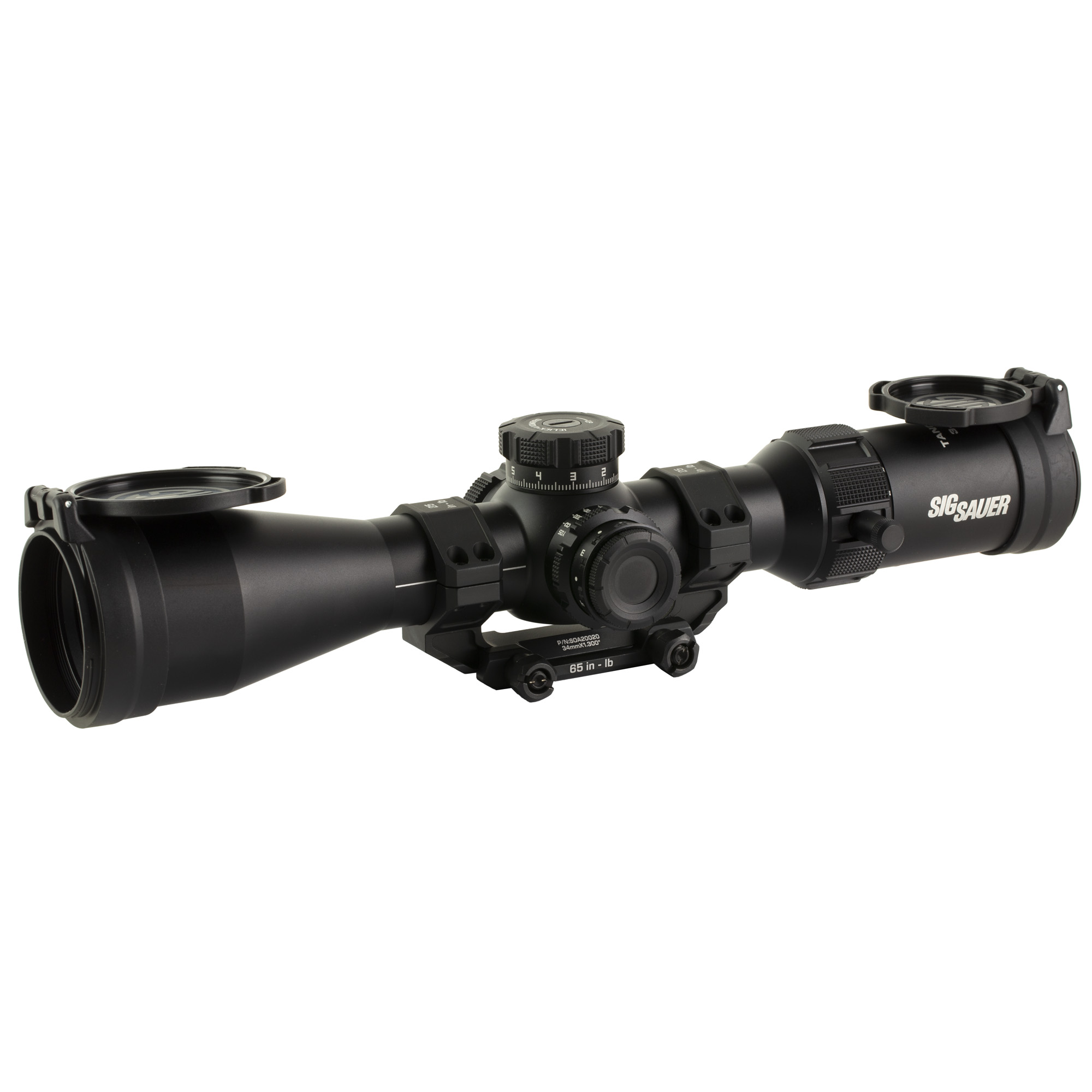 Sig Sauer TANGO MSR MRAD Illuminated Reticle 3-18X Rifle Scope 34mm – Black