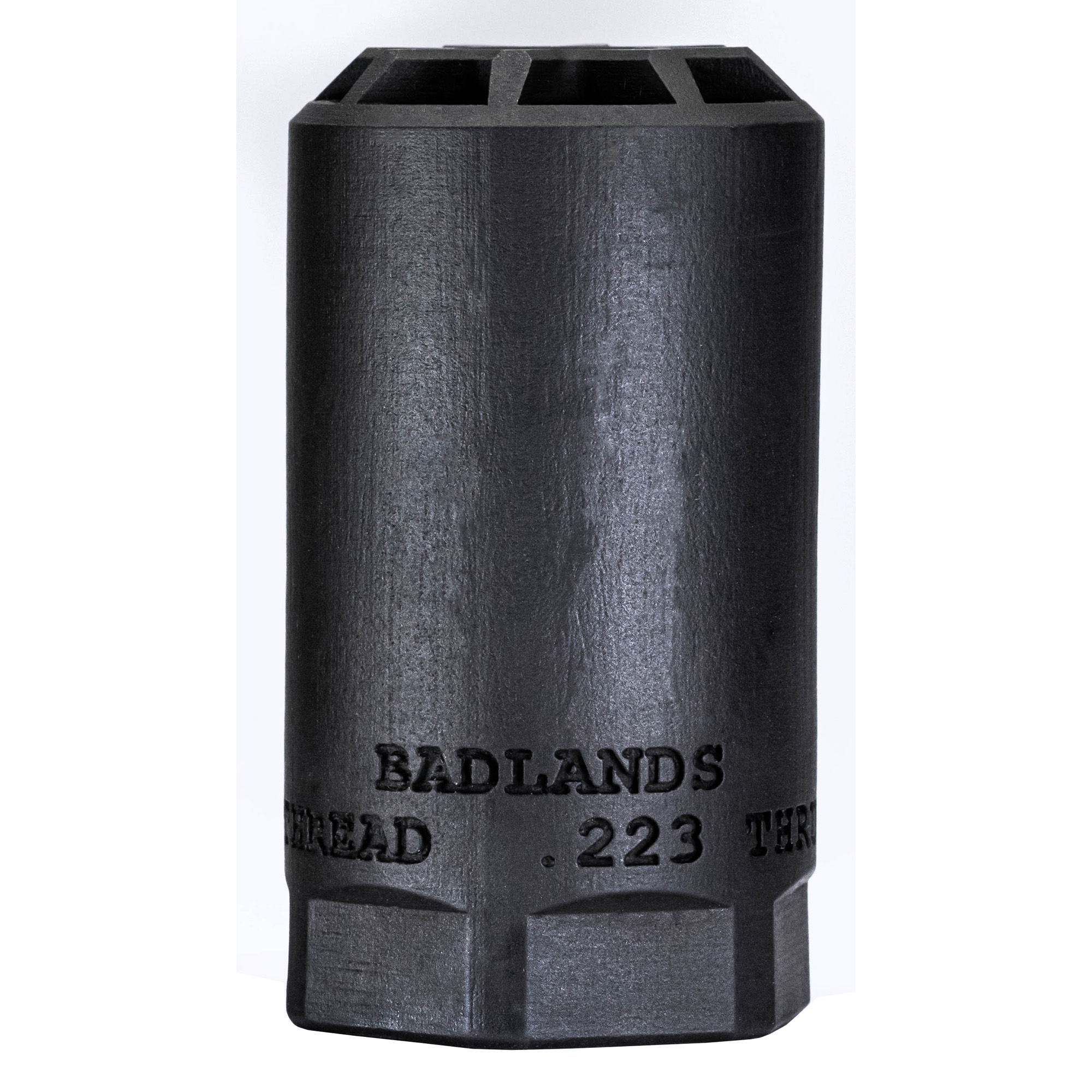 Sharps Bros. 1/2×28 Badlands Blast Deflector 223 Remington 9MM – Black