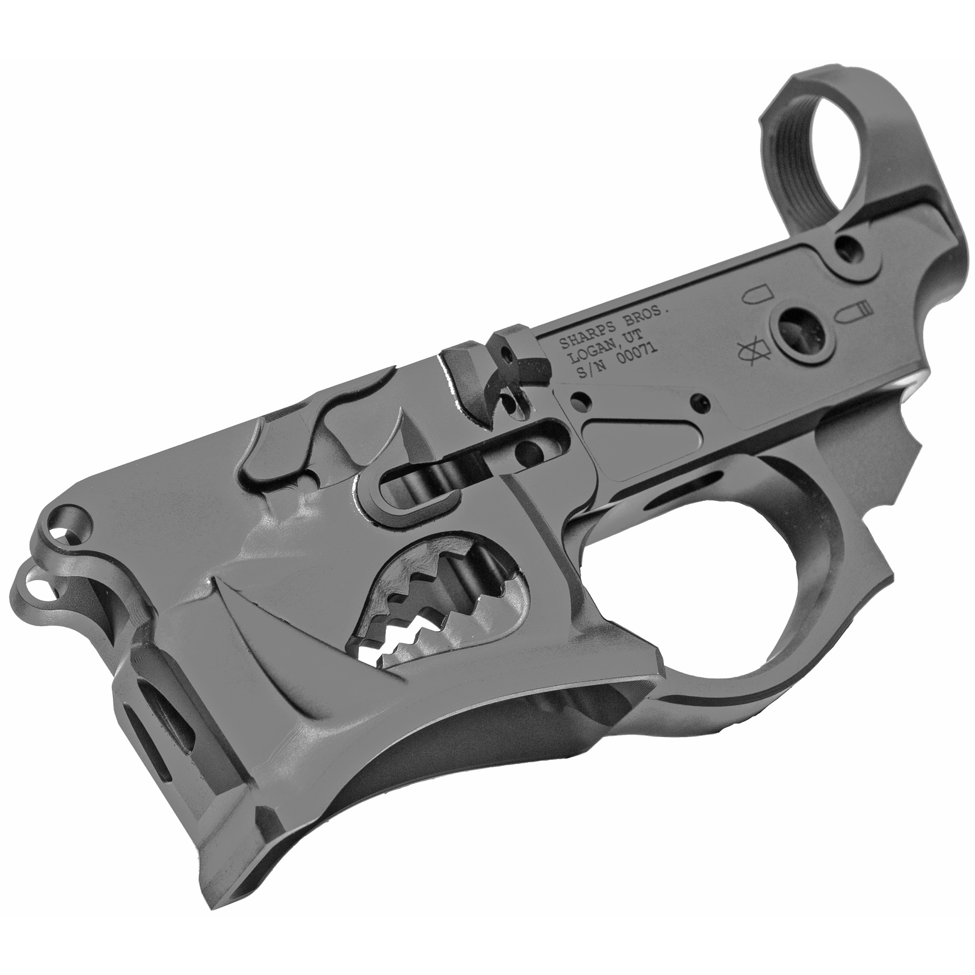 Sharps Bros. SBLR02 Warthog Stripped Lower Receiver Multi – Black