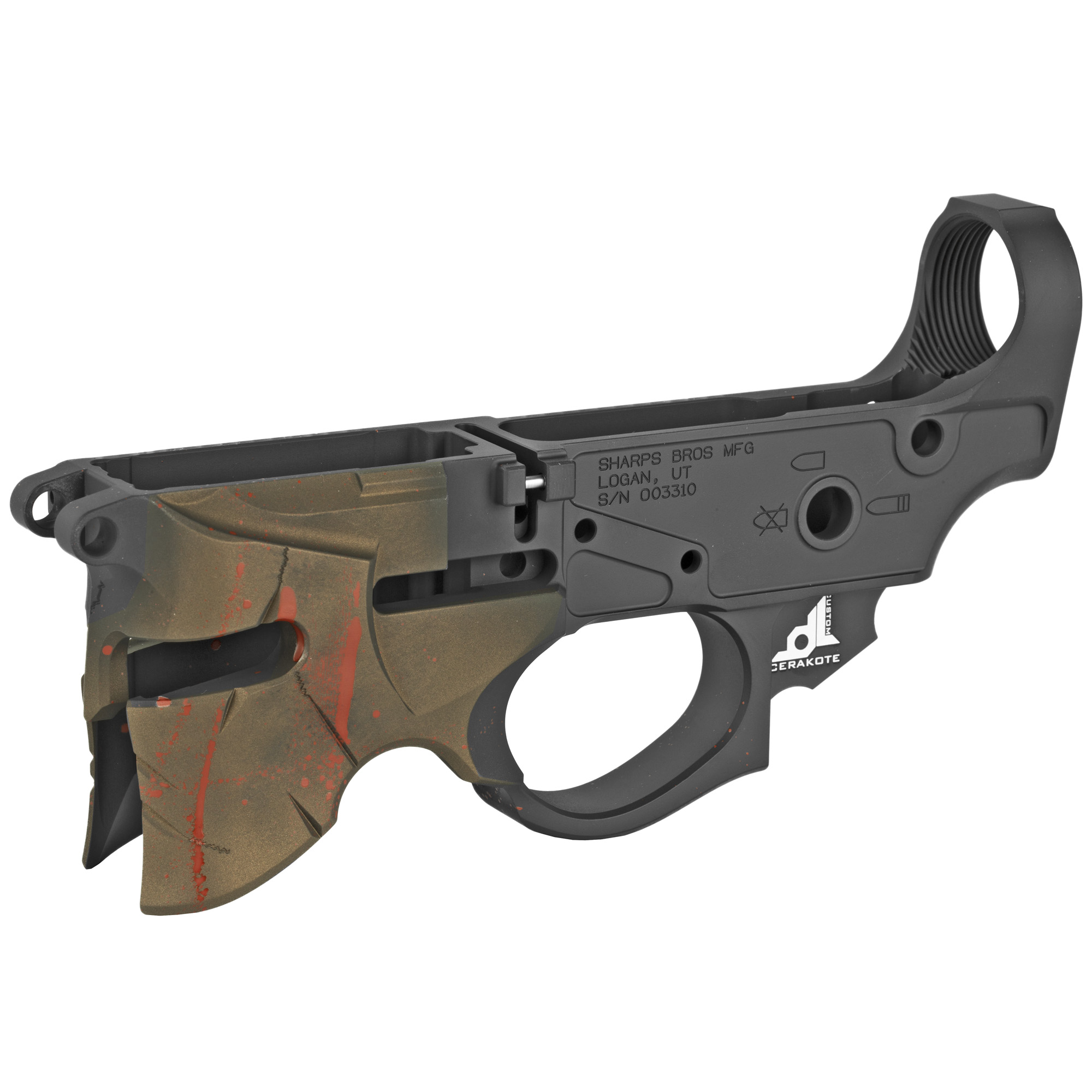 Sharps Bros. SBLR07 Overthrow Stripped Lower Receiver Multi – Bronze