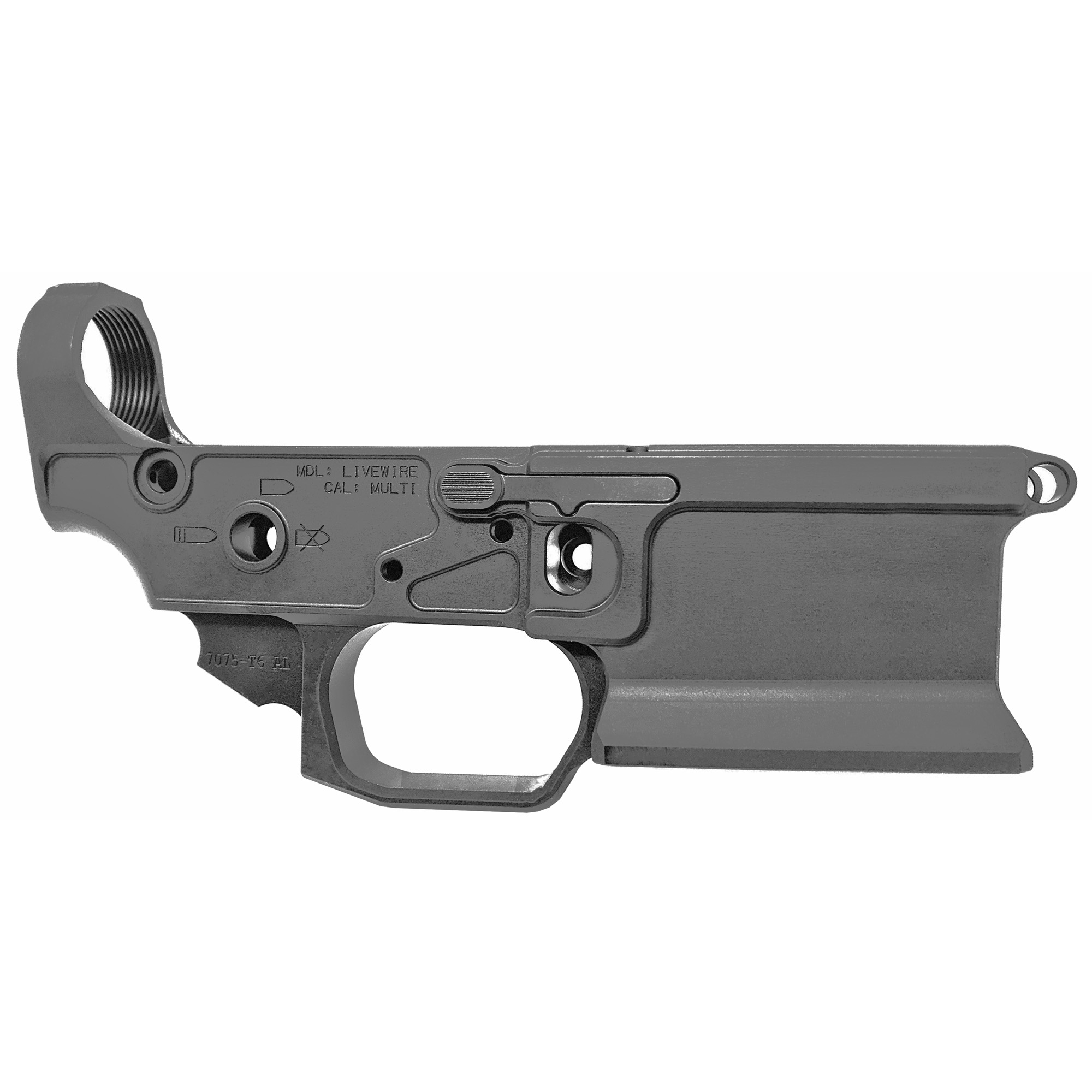 Sharps Bros. Livewire Forged Stripped Lower Receiver Multi – Black