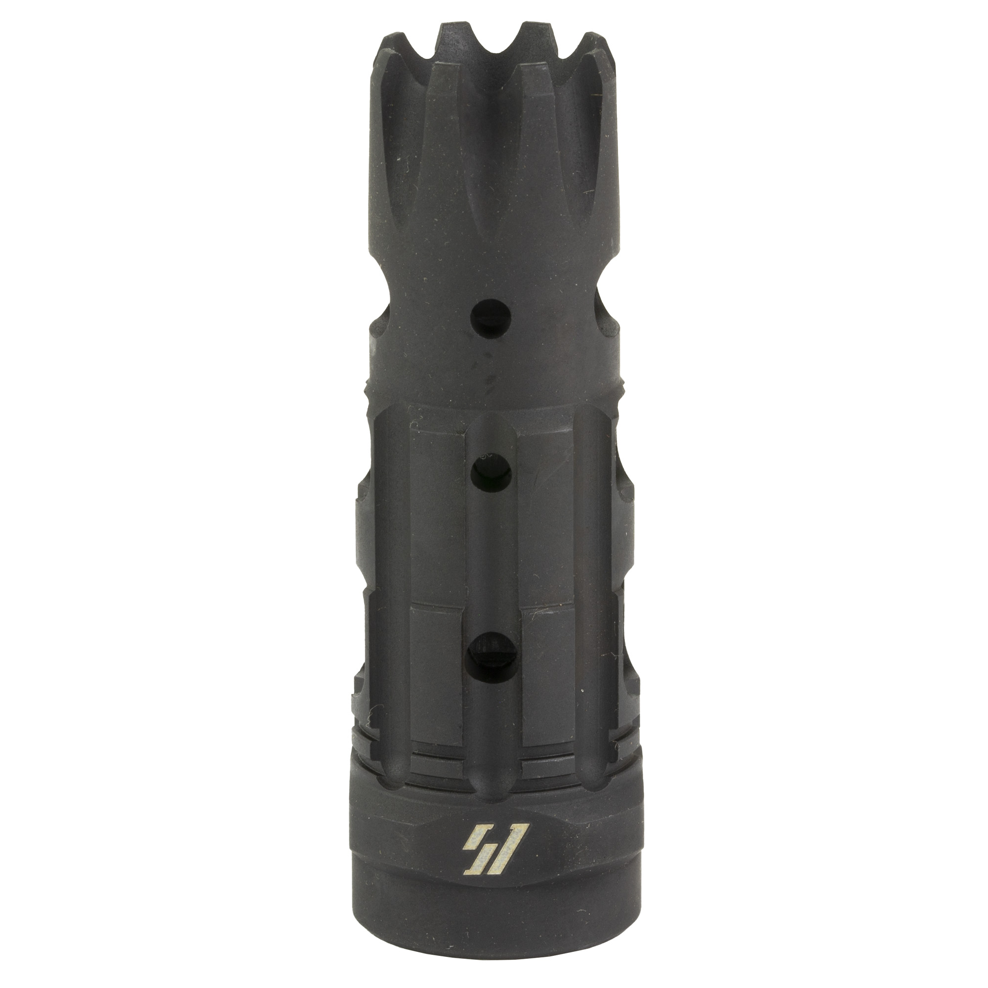 Strike Industries 1/2×28 Triple Crown 5.56 NATO Compensator – Black