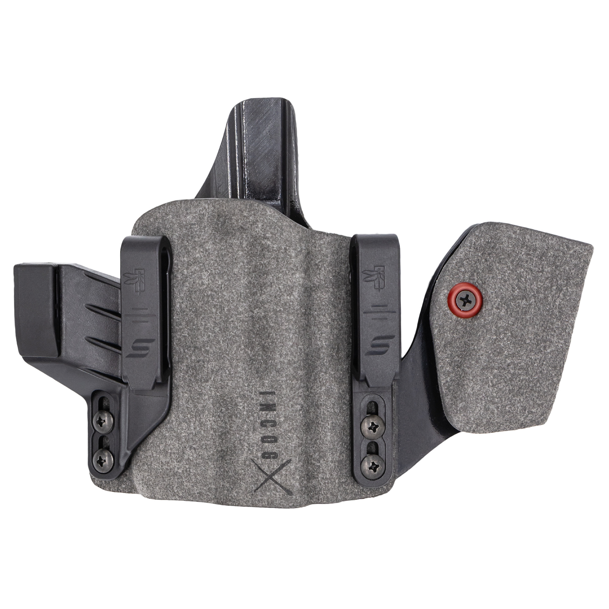 Safariland Glock 17/19 with Light INCOG-X Right Hand Boltaron Inside Waistband Holster – Black