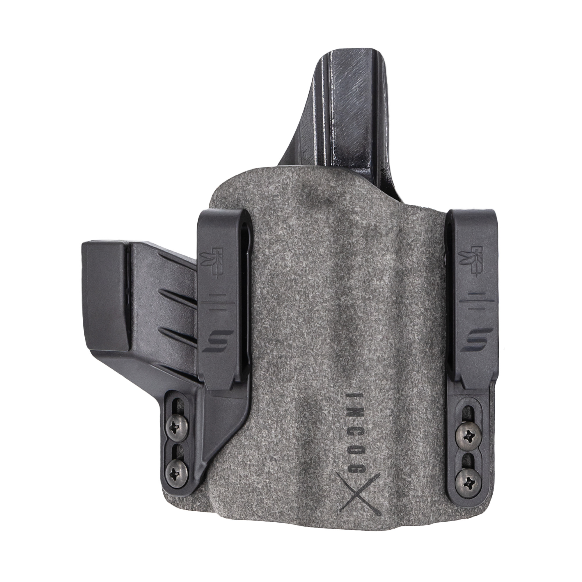 Safariland Glock 17/19 with Light INCOG-X Right Hand Boltaron Inside Waistband Holster – Black