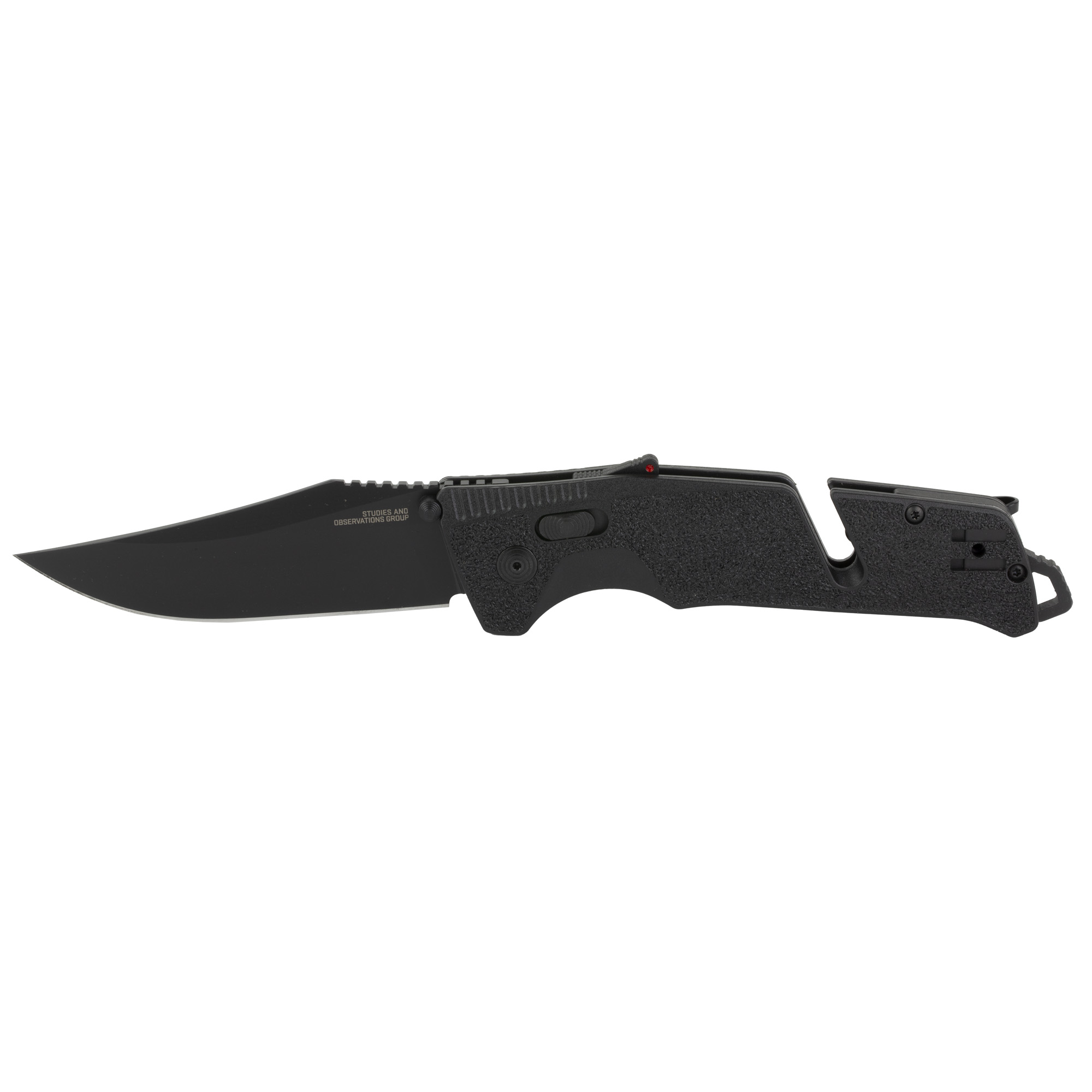 SOG Knives & Tools Trident AT D2 Folding Knife 3.7″ – Black