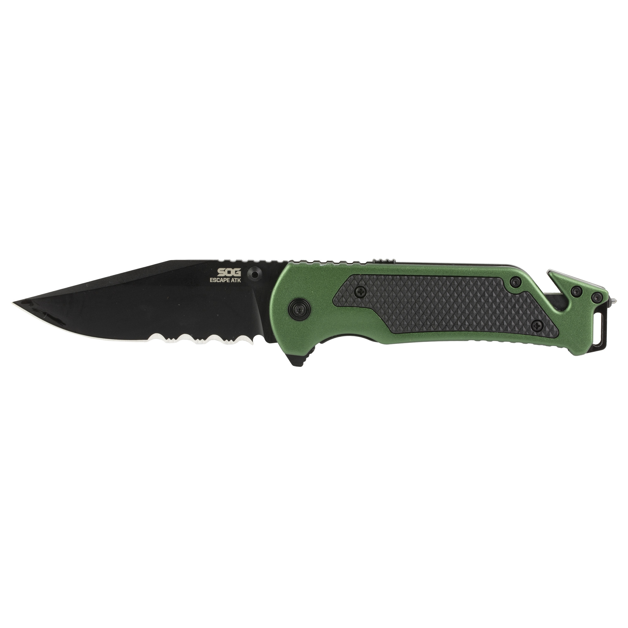 SOG Knives & Tools Escape ATK 2.0 AUS 8 Folding Knife 3.4″ – Black