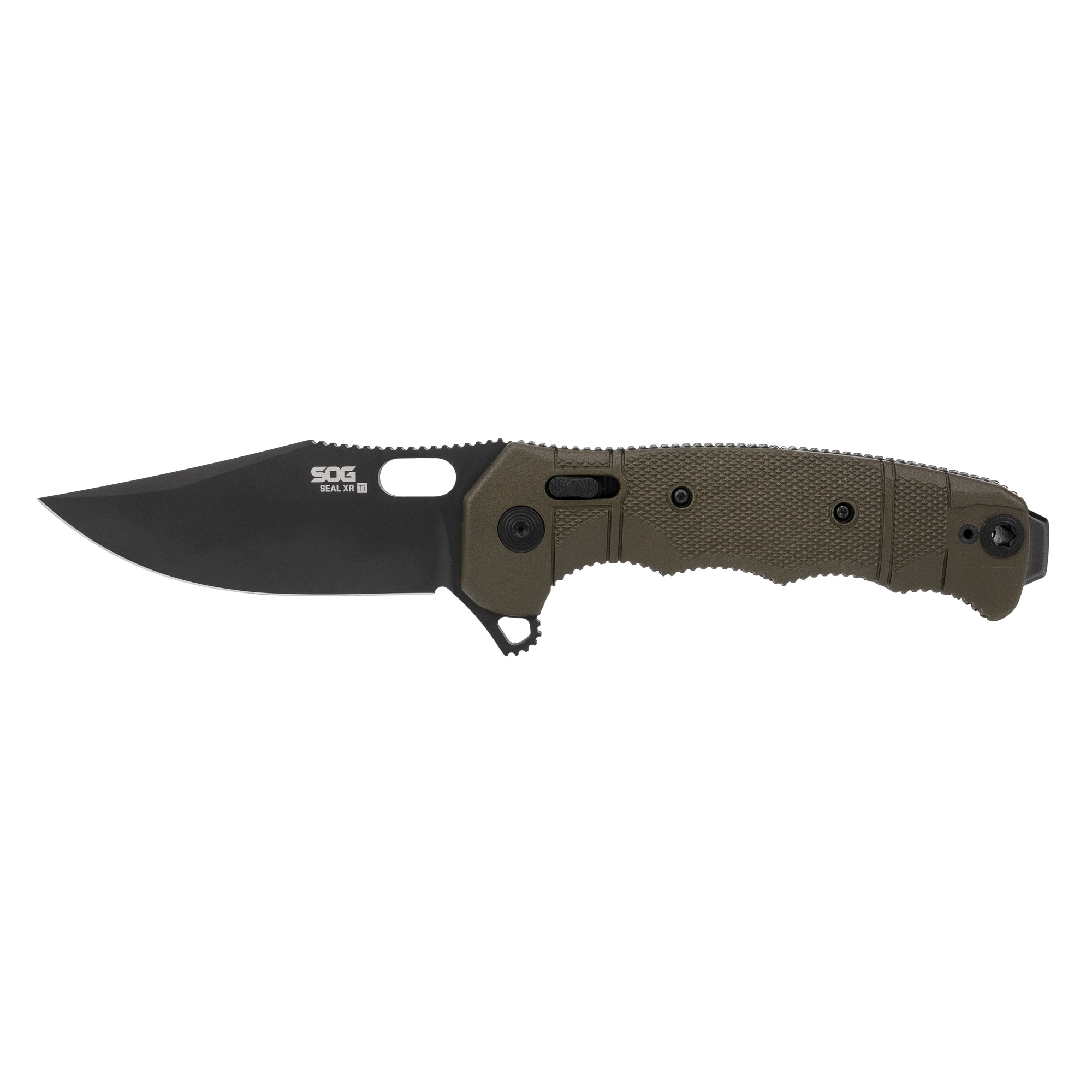 SOG Knives & Tools Seal XR CPM MagnaCut Folding Knife 4.3″ – Black