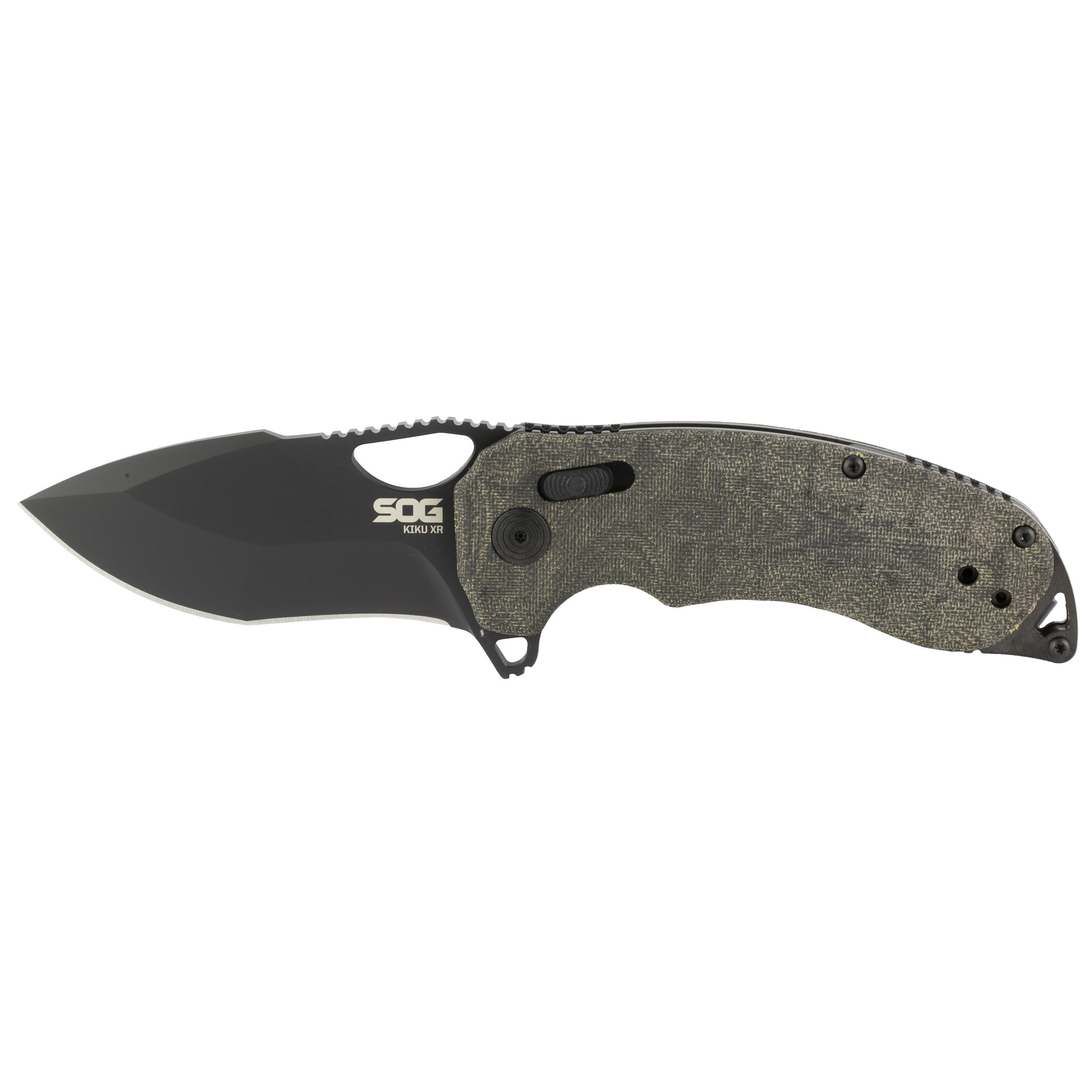 SOG Knives & Tools Kiku XR CTSXHP Folding Knife 3.03″ – Graphite