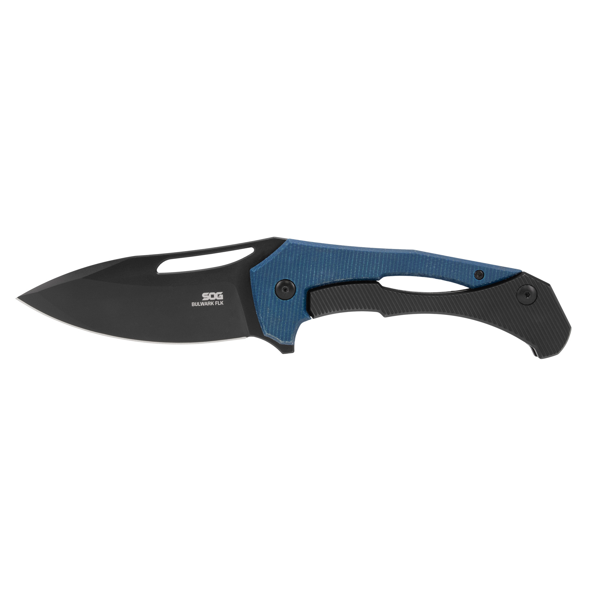 SOG Knives & Tools Bulwark FL D2 Folding Knife 3″ – Black