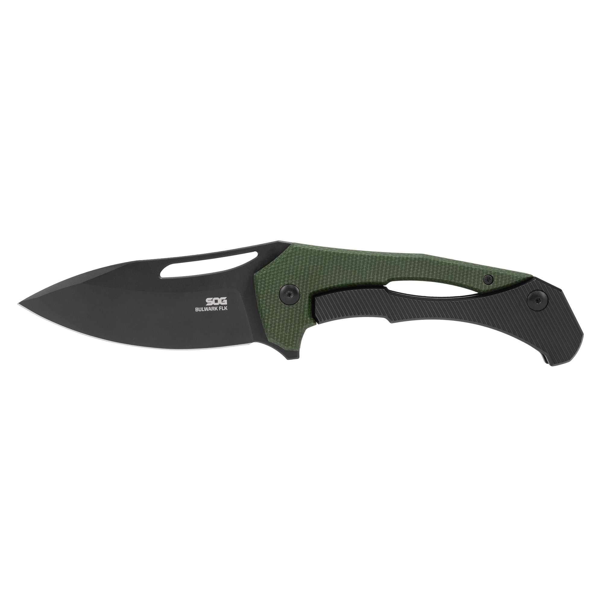 SOG Knives & Tools Bulwark FL D2 Folding Knife 3″ – Black