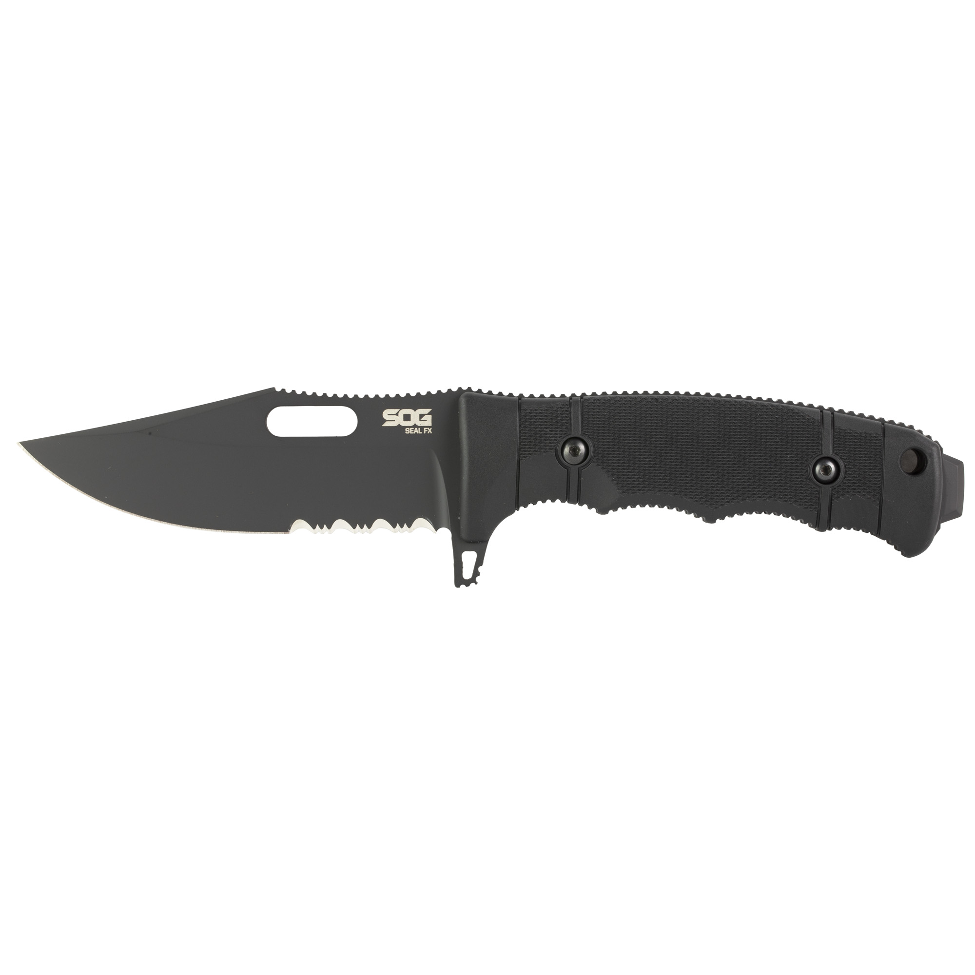 SOG Knives & Tools Seal FX S35VN Fixed Blade Knife 4.3″ – Black