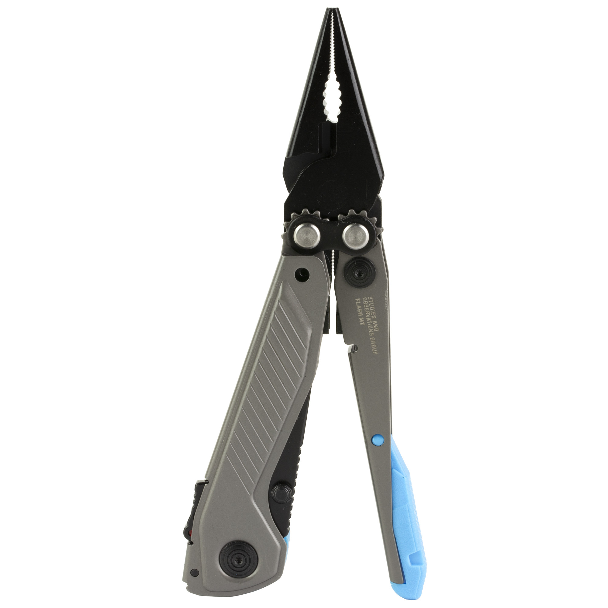 SOG Knives & Tools Flash MT Cryo D2 Multi-Tool – Gray, Cyan