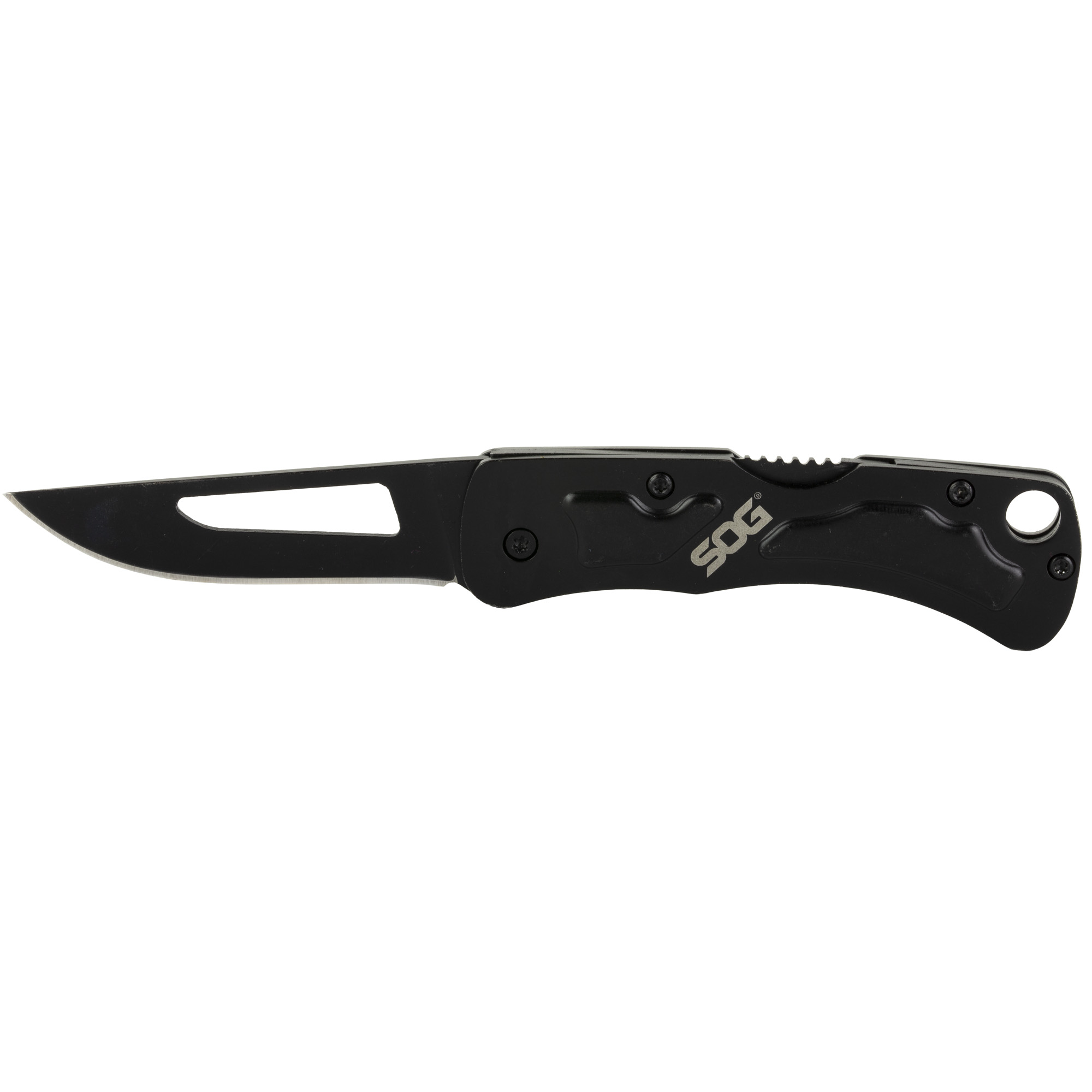 SOG Knives & Tools Centi II Stainless Steel AUS 8 Folding Knife 2.1″ – Black