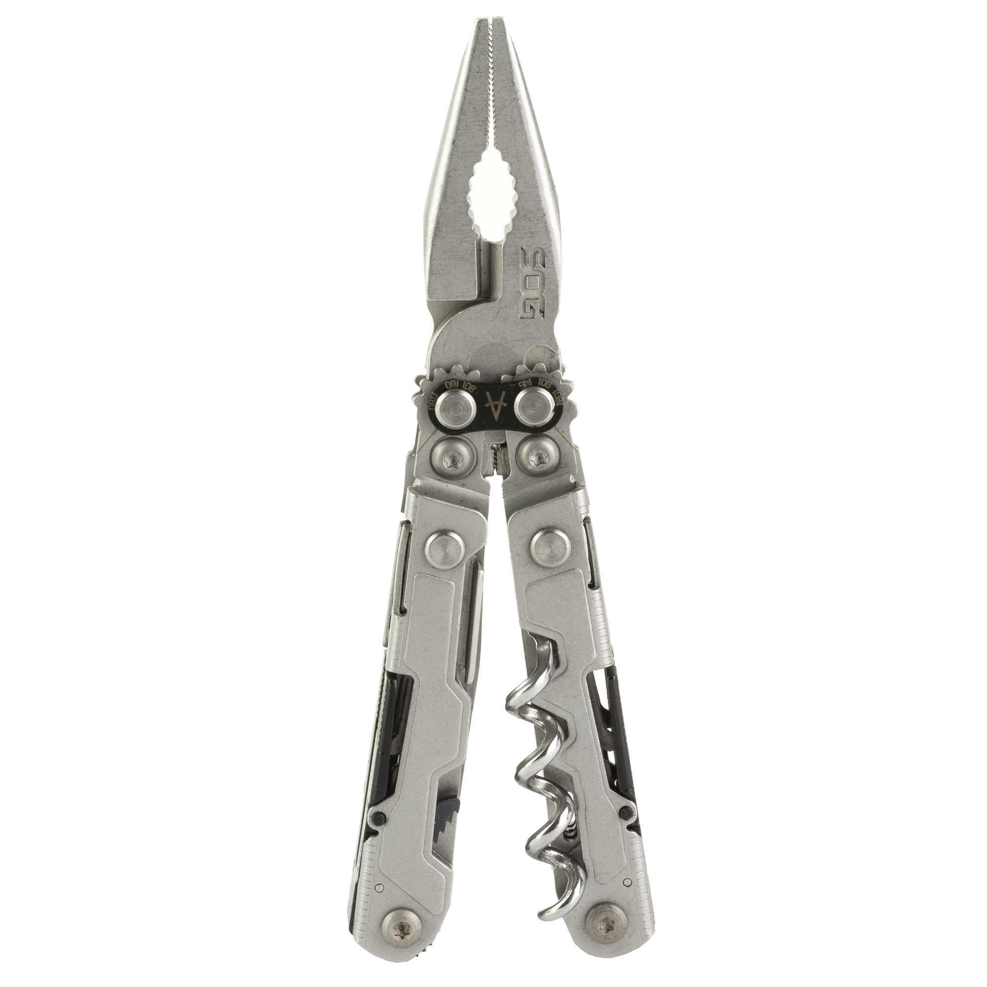 SOG Knives & Tools Powerlitre Stainless Steel Multi-Tool – Silver