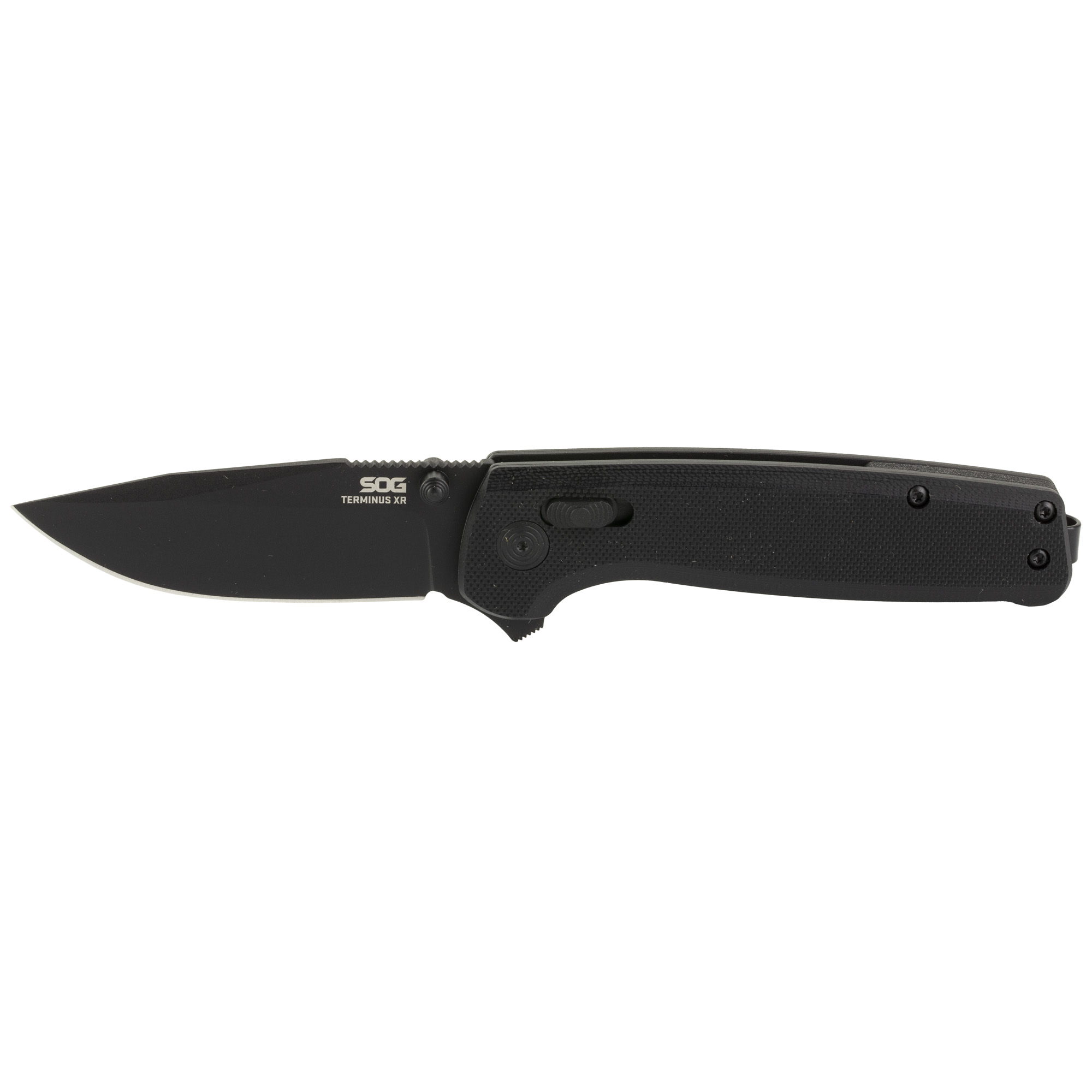 SOG Knives & Tools Terminus XR G10 D2 Folding Knife 2.95″ – Black