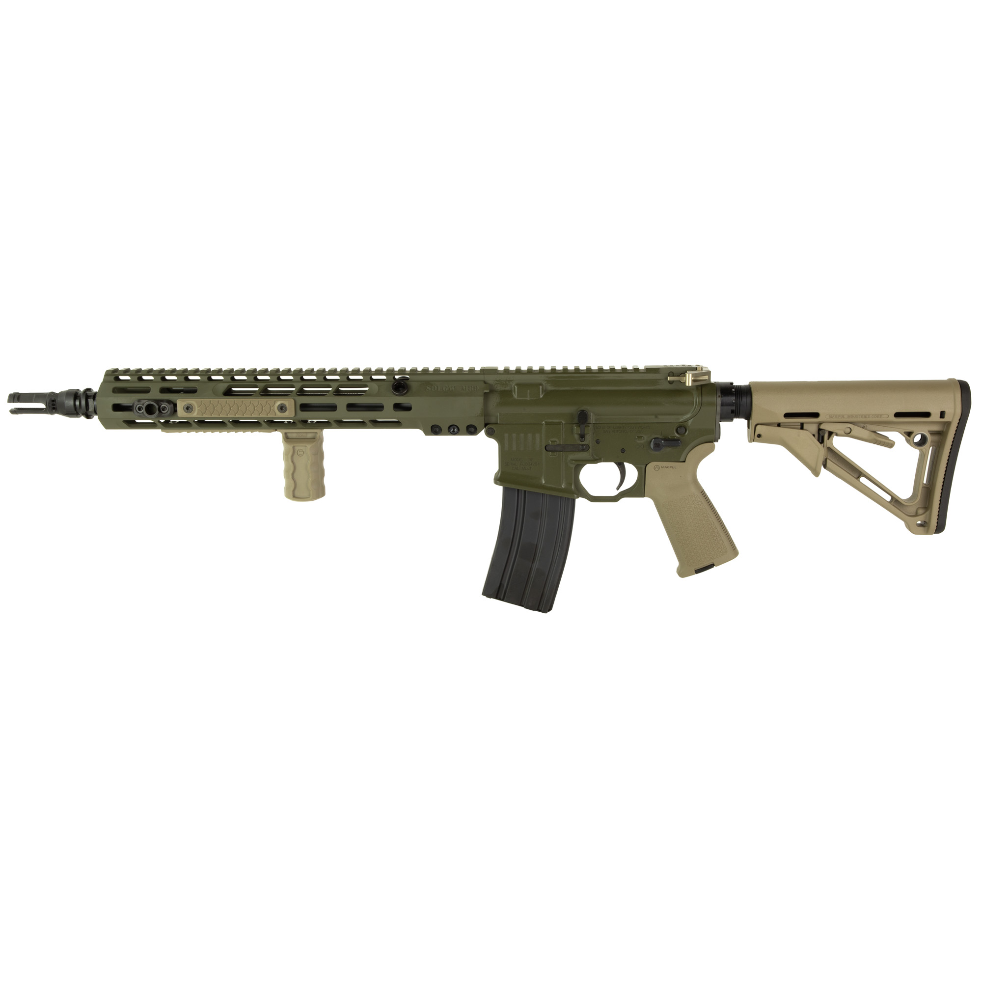 Sons of Liberty Gun Works (SOLGW) LRF Sage Dynamics AR 13.7″ Pinned (16″ OAL) 5.56 NATO 30rd – Green