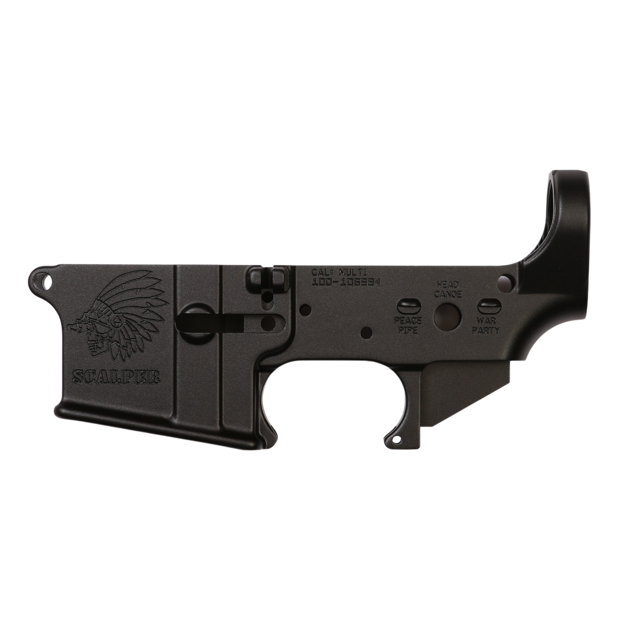 Sons of Liberty Gun Works (SOLGW) SCALPER Stripped Lower Receiver Multi – Black