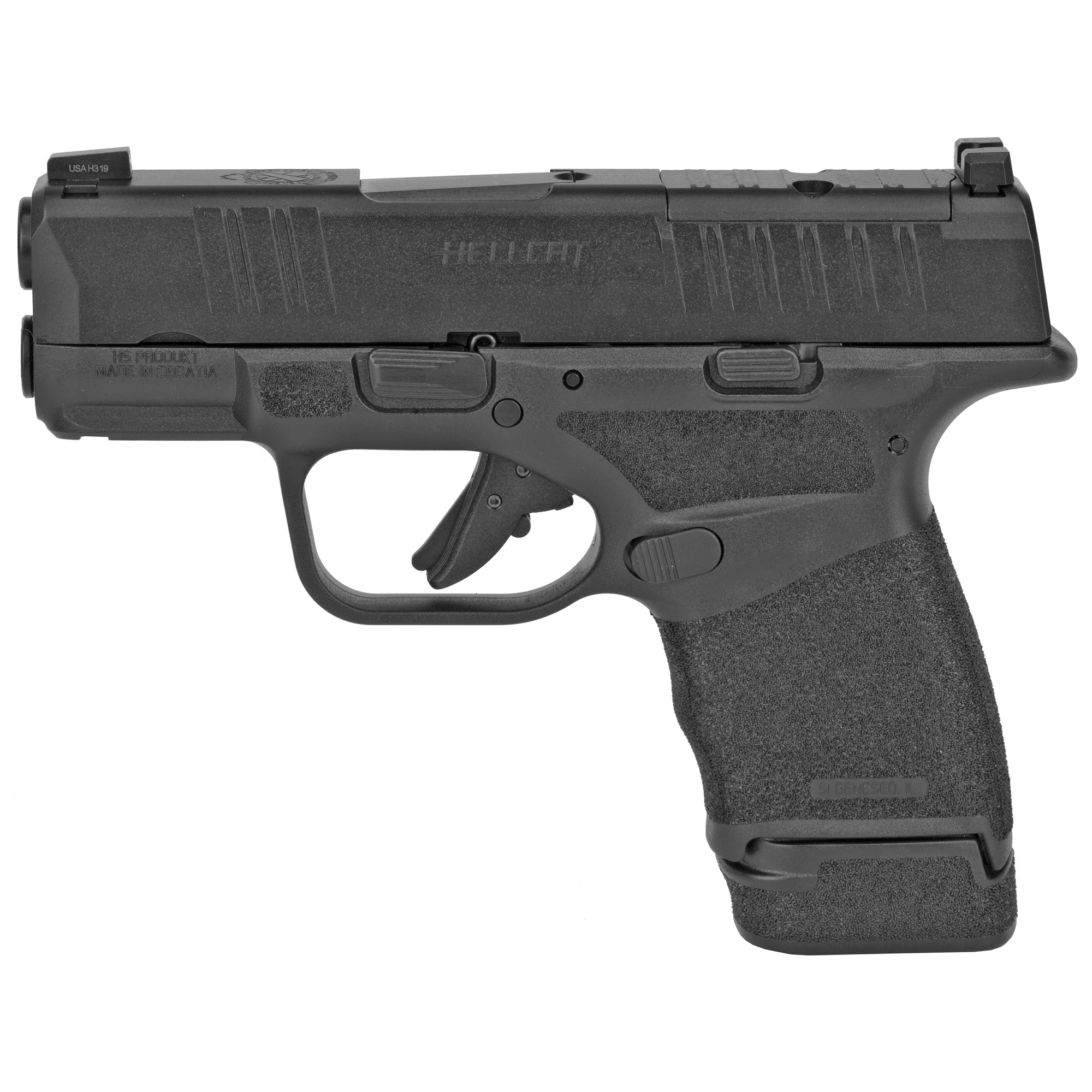 Springfield Hellcat OSP Striker Fired 3″ 9mm 13rd Tritium Night Sights – Black