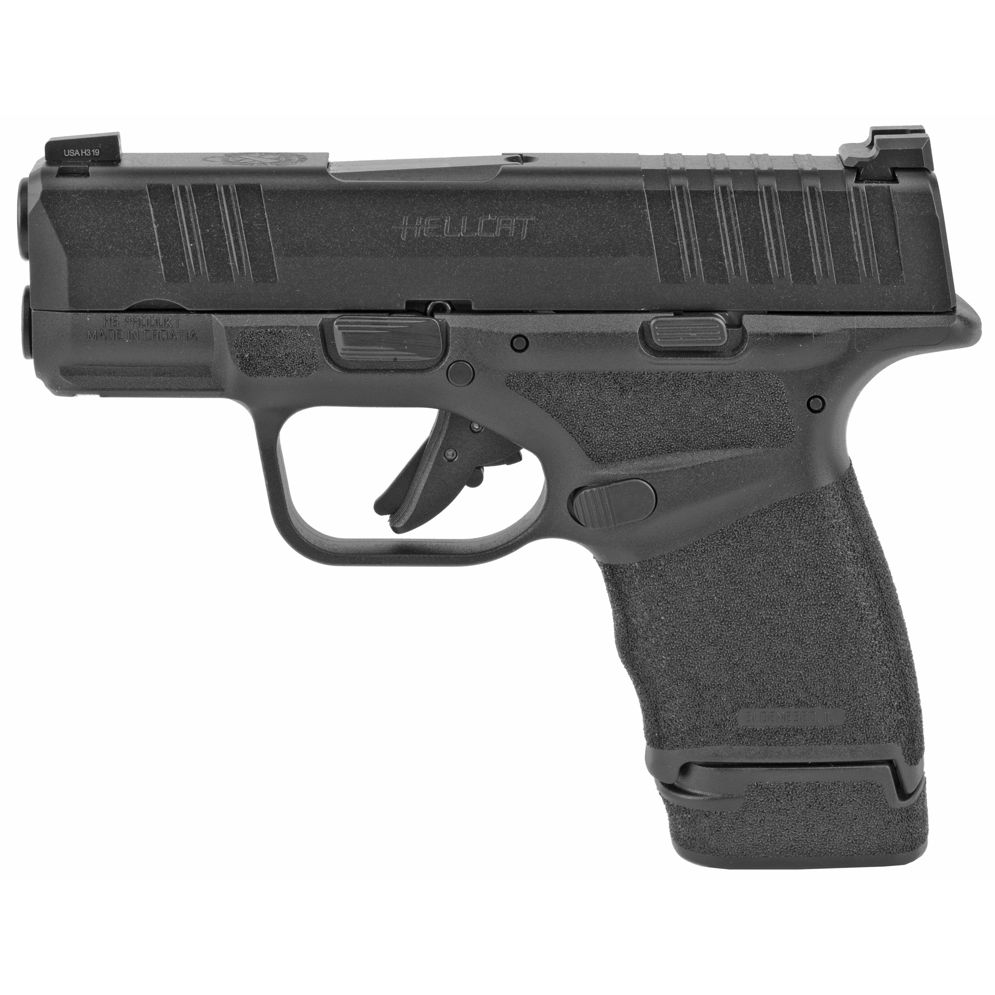 Springfield Hellcat Striker Fired 3″ 9mm 13rd Tritium Night Sights – Black