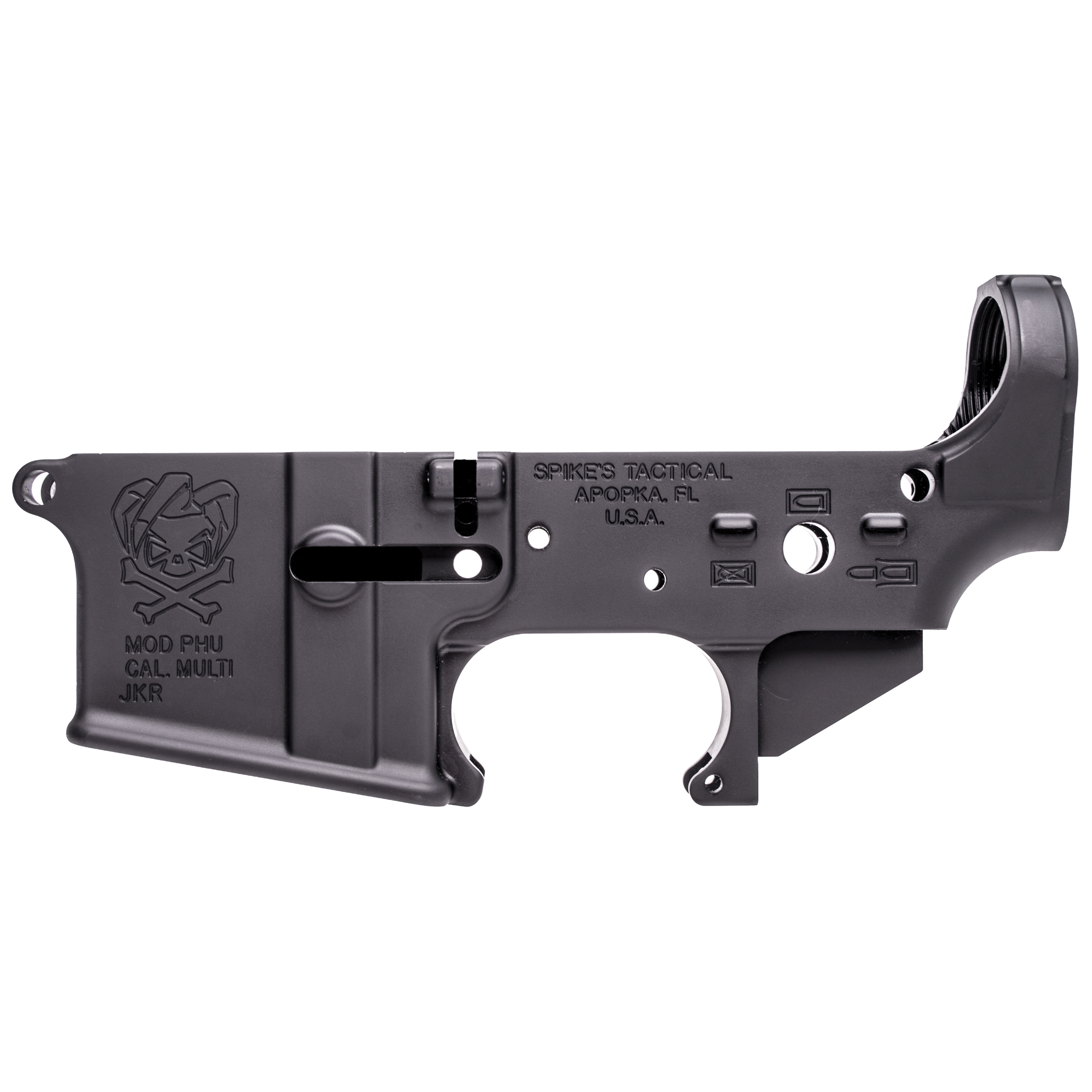 Spike’s Tactical STLS024 PHU Joker Stripped Lower Receiver Multi – Black