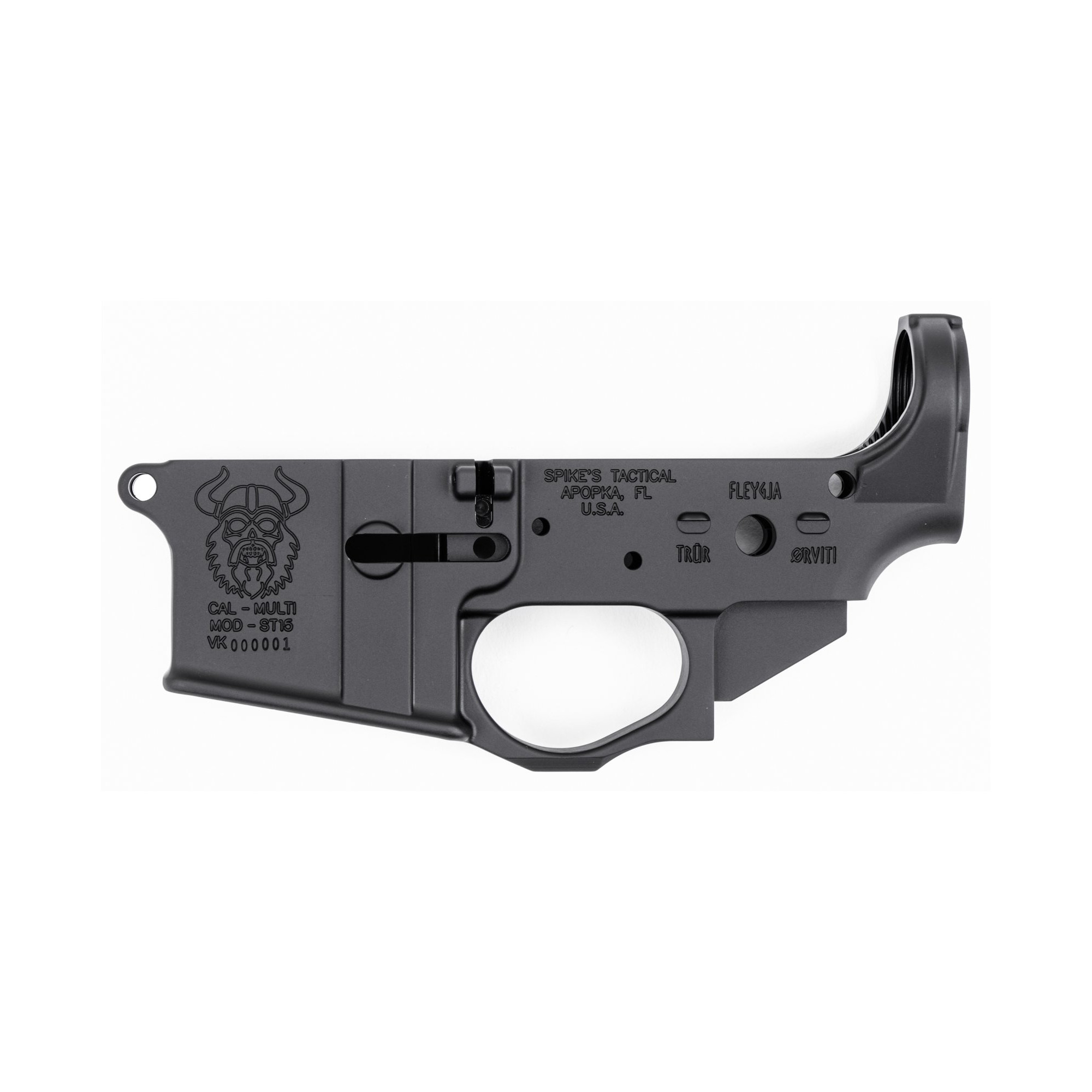 Spike’s Tactical STLS031 Viking Stripped Lower Receiver Multi – Black