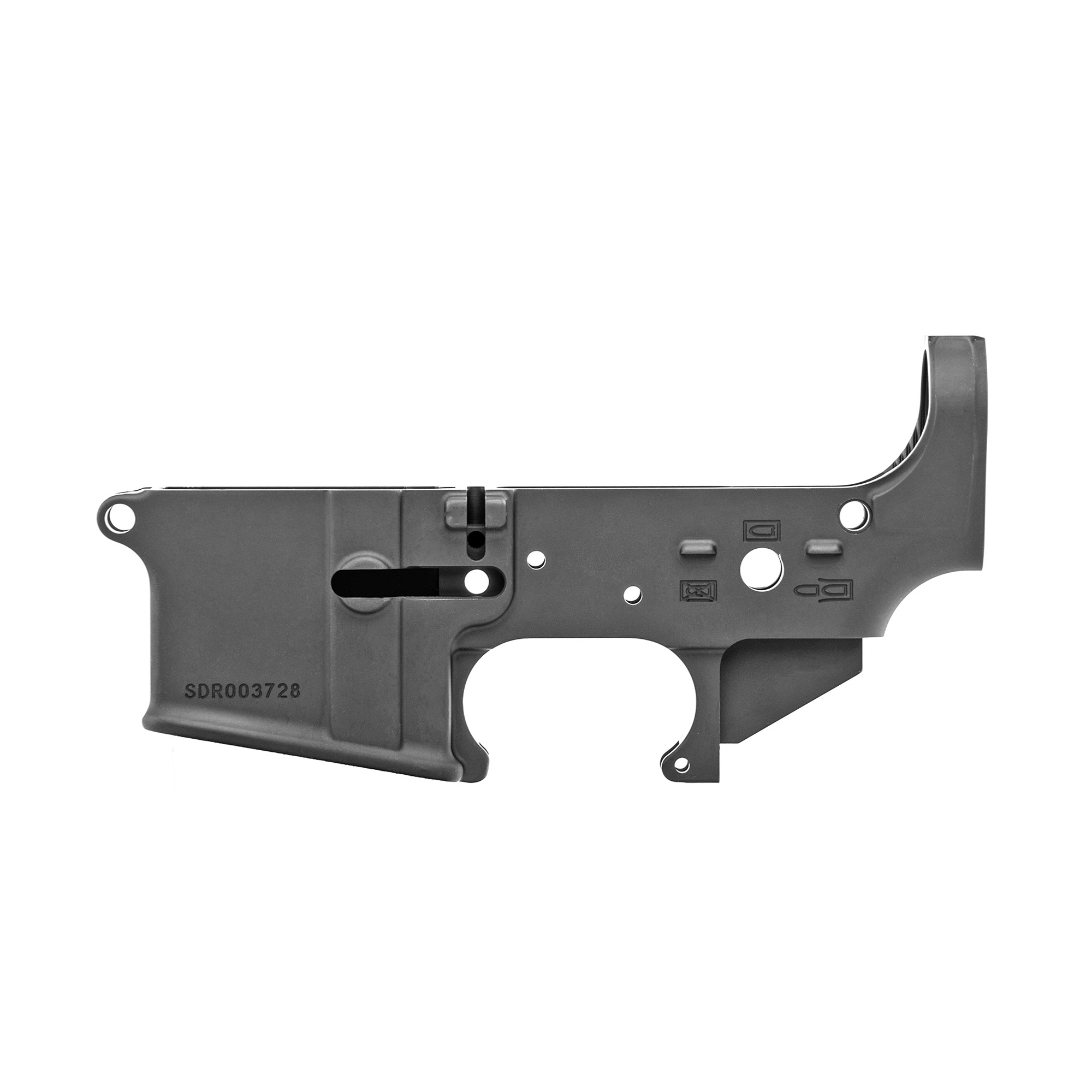 Spike’s Tactical No Logo II Stripped Lower Receiver Multi – Black