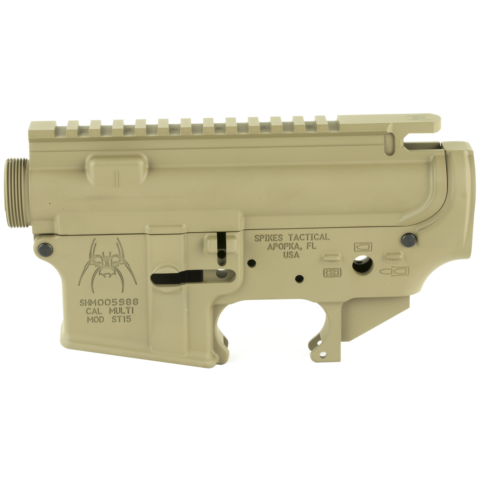 Spike’s Tactical Upper/Lower Receiver Lower/Upper Set Multi – Flat Dark Earth