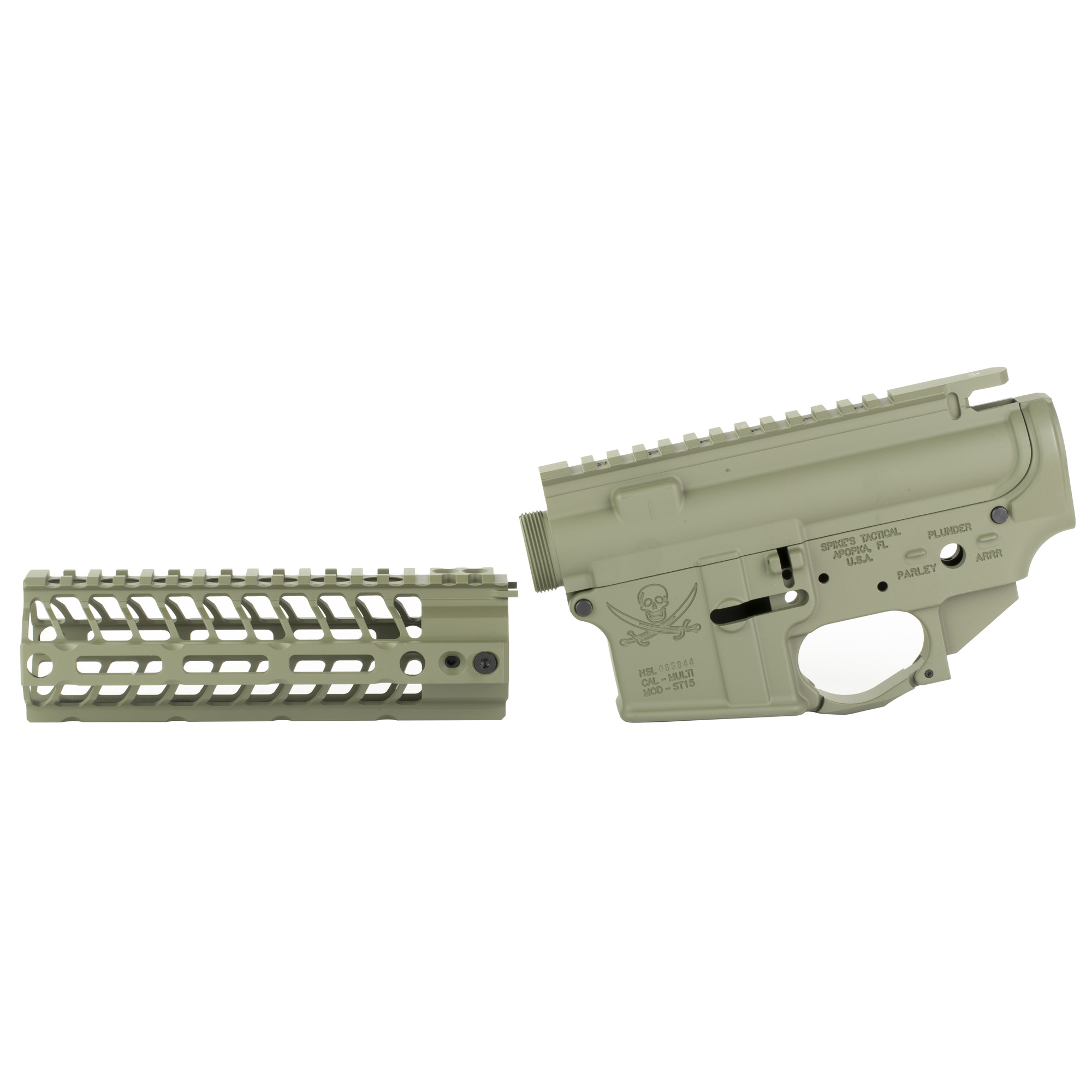 Spike’s Tactical Calico Jack Lower/Upper Set Multi – Green