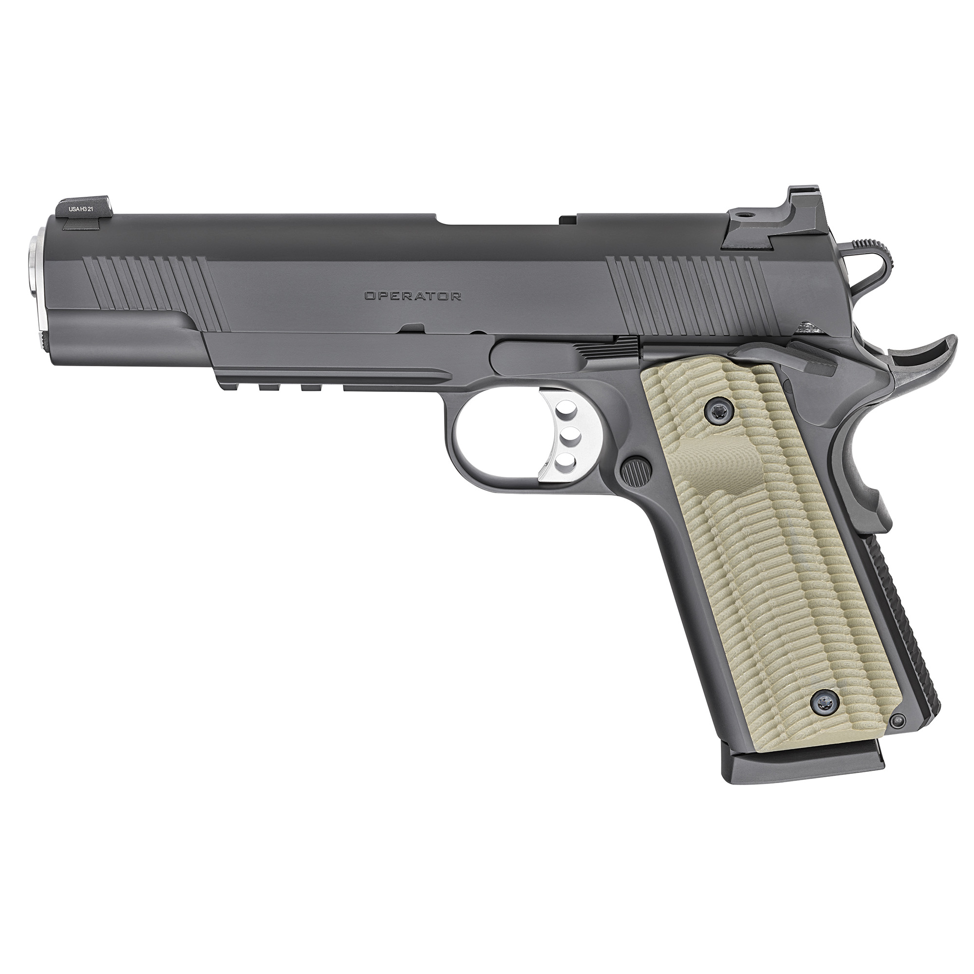 Springfield Operator 1911 5″ 9mm 9rd Fixed Night Sights – Black