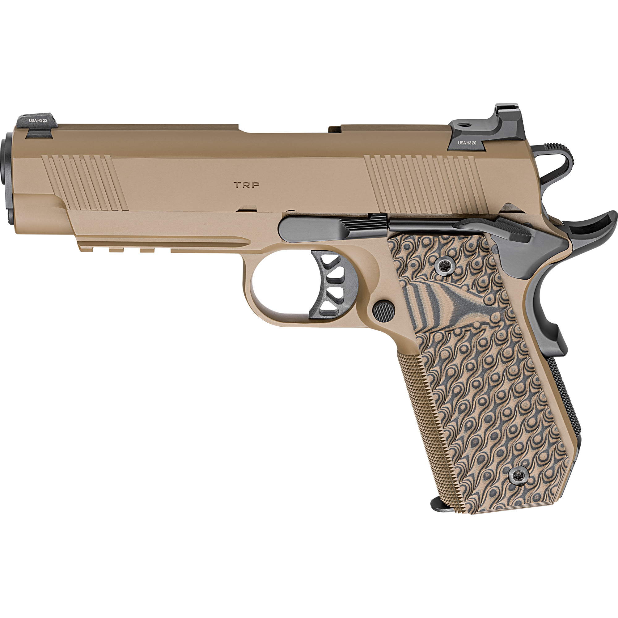 Springfield TRP Carry Contour 1911 4.25″ 45 ACP 7rd Night Sights – Coyote