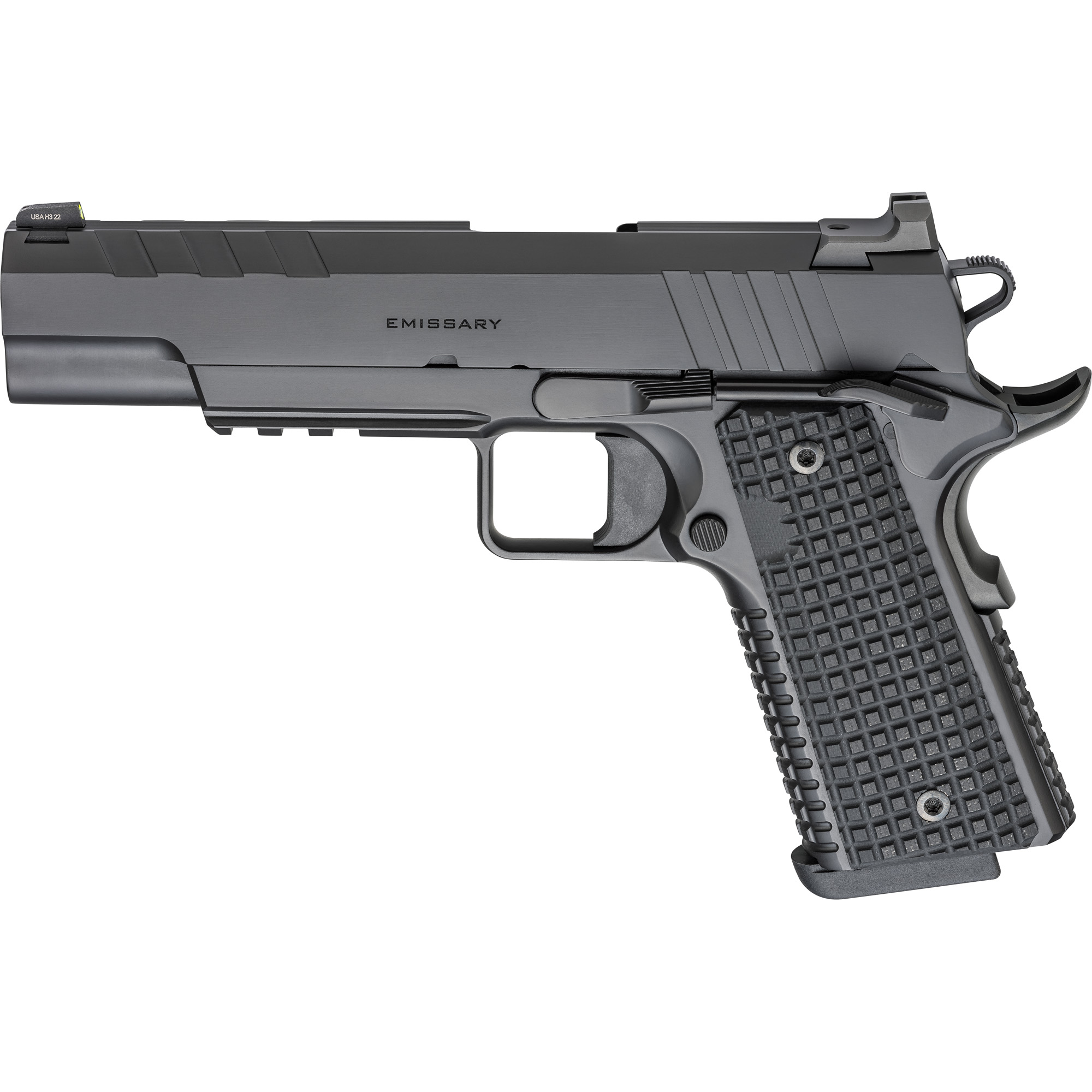 Springfield Emissary 1911 5″ 9mm 9rd Tritium Night Sights – Black