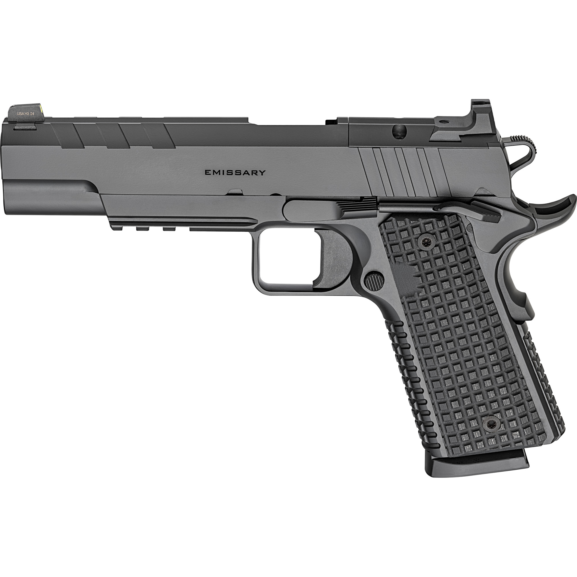 Springfield Emissary 1911 5″ 45 ACP 8rd Tritium Night Sights – Black