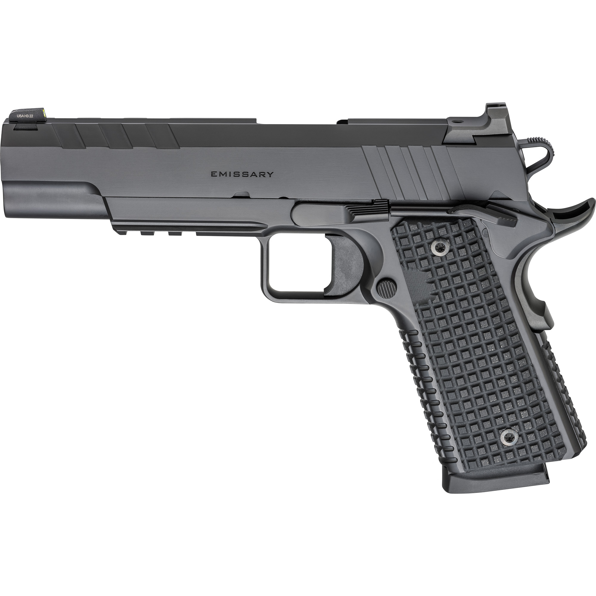 Springfield Emissary 1911 5″ 45 ACP 8rd Tritium Night Sights – Black