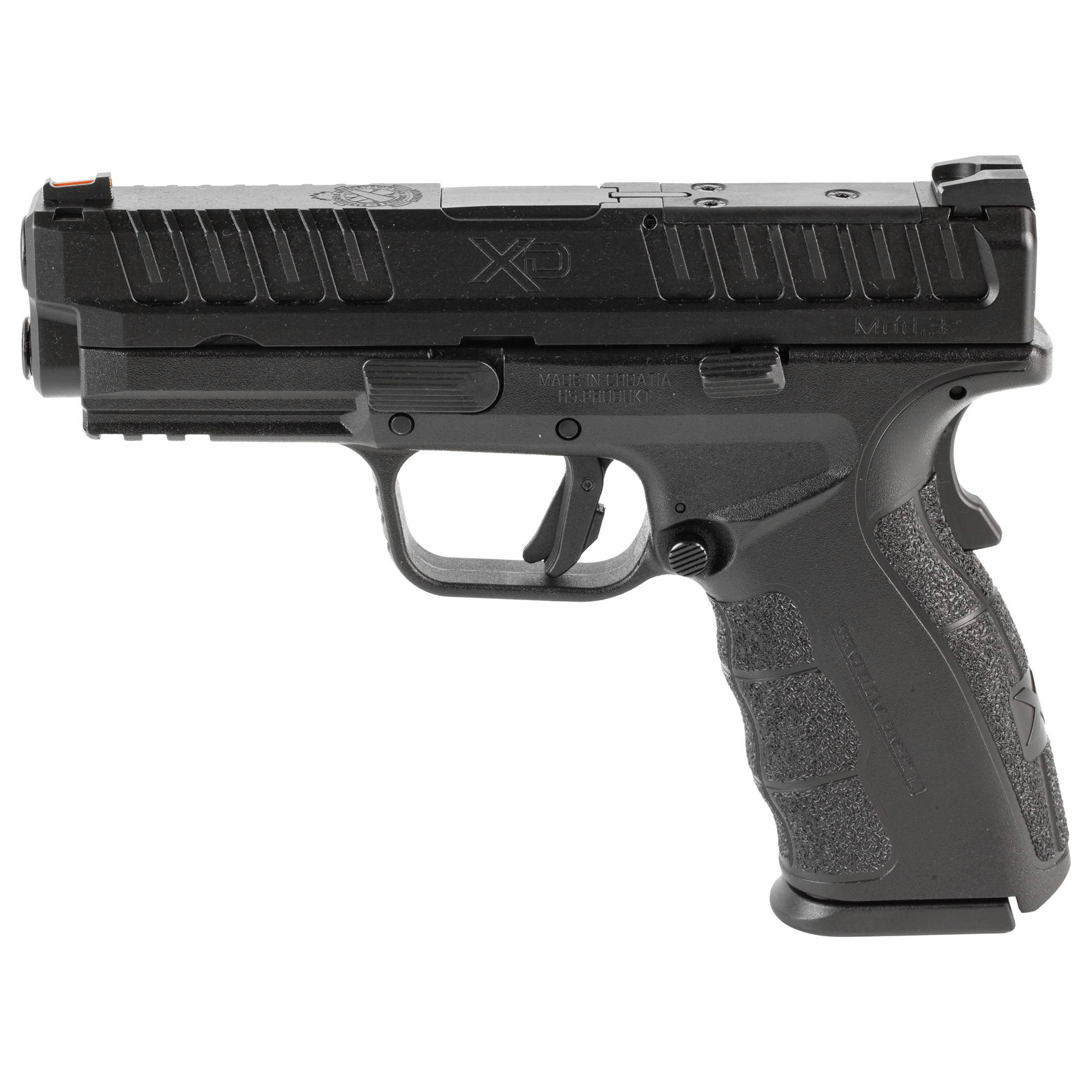 Springfield XD Mod.3 OSP Striker Fired 4″ 9mm 10rd Fiber Optic Front Sight – Black