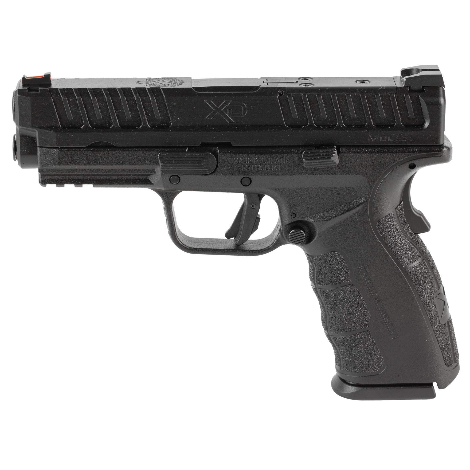 Springfield XD Mod.3 OSP Striker Fired 4″ 9mm 16rd Fiber Optic Front Sight – Black