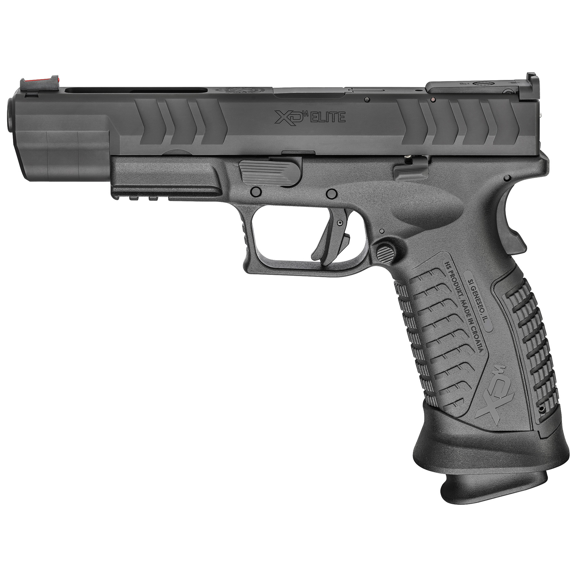 Springfield XDM Striker Fired 5.25″ 9mm 22rd Fiber Front & Adjustable Rear Sights – Black