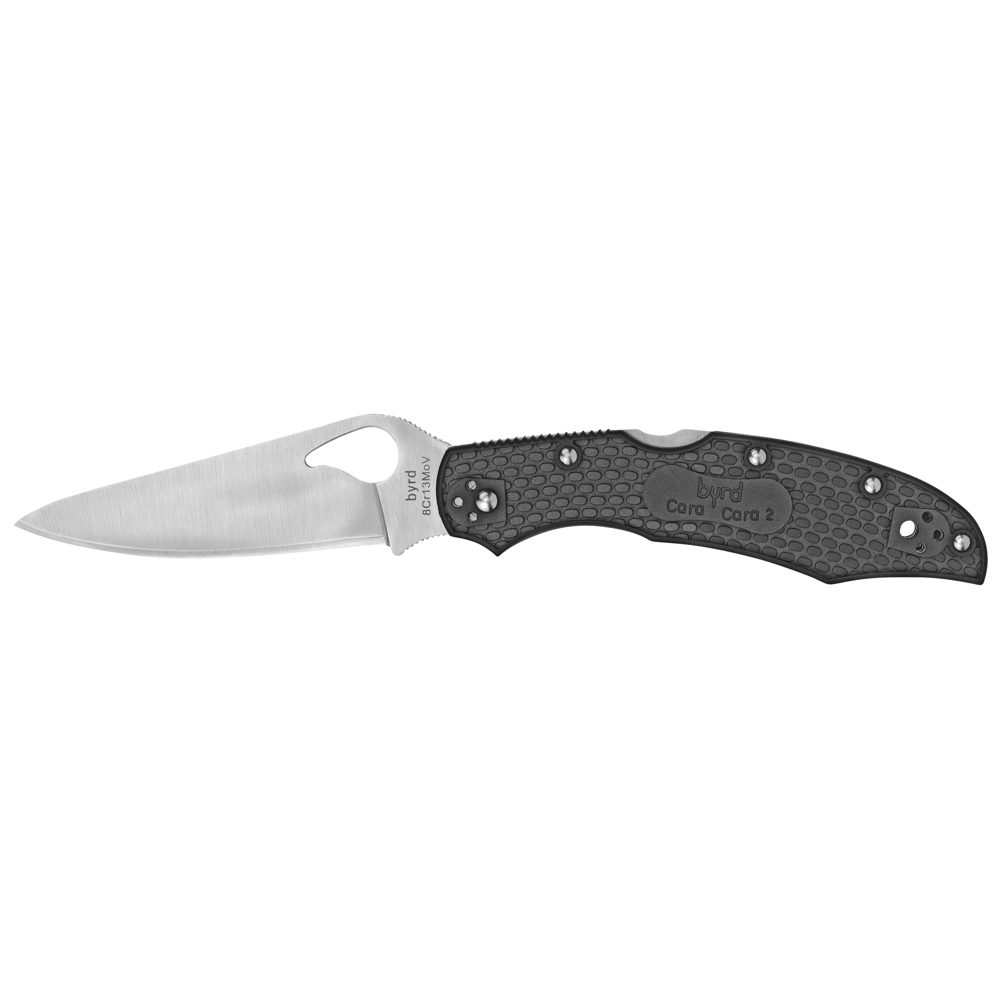 Spyderco Cara 2 8Cr13MoV Folding Knife 3.75″ – Silver