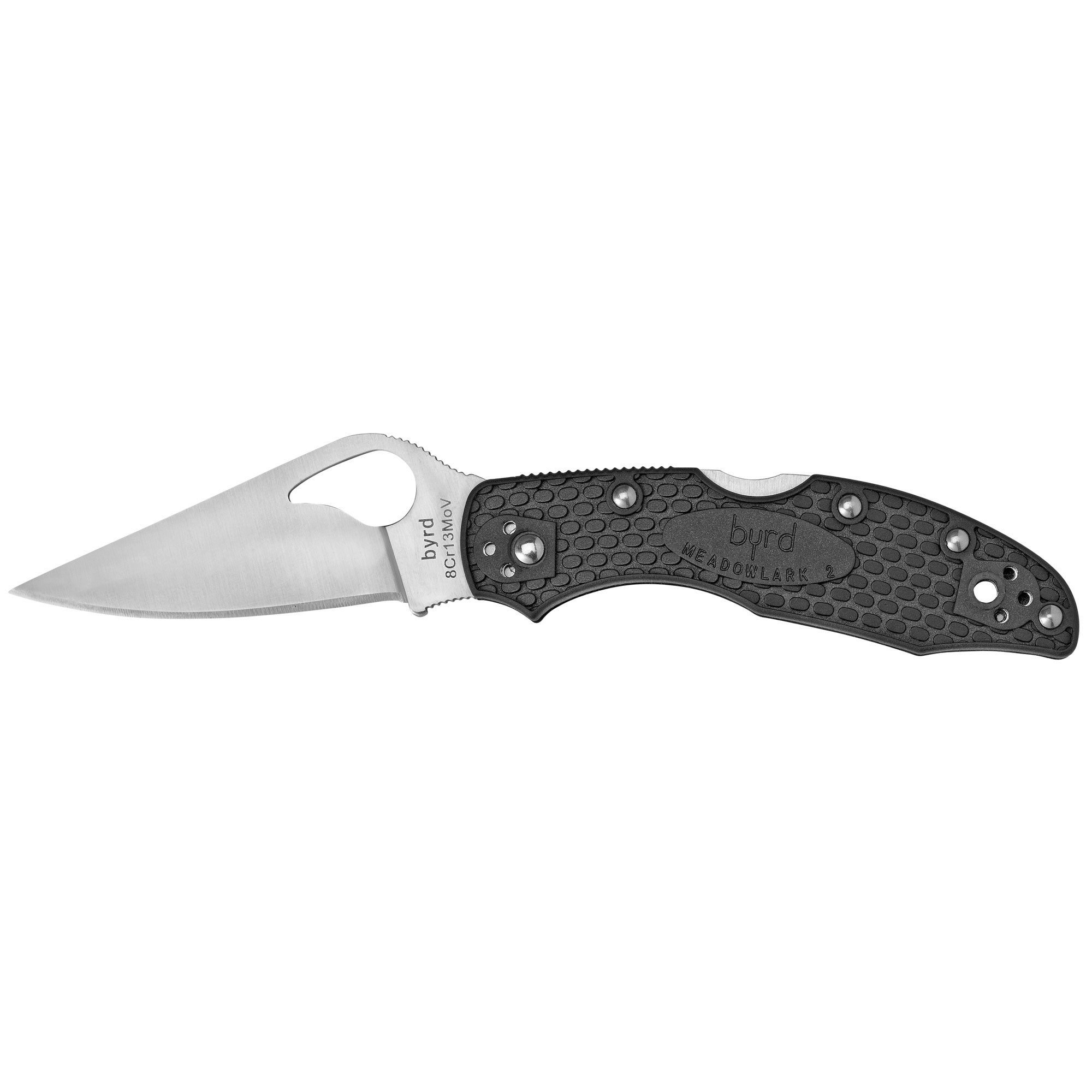 Spyderco Meadowlark 2 8Cr13MoV Folding Knife 2.87″ – Silver