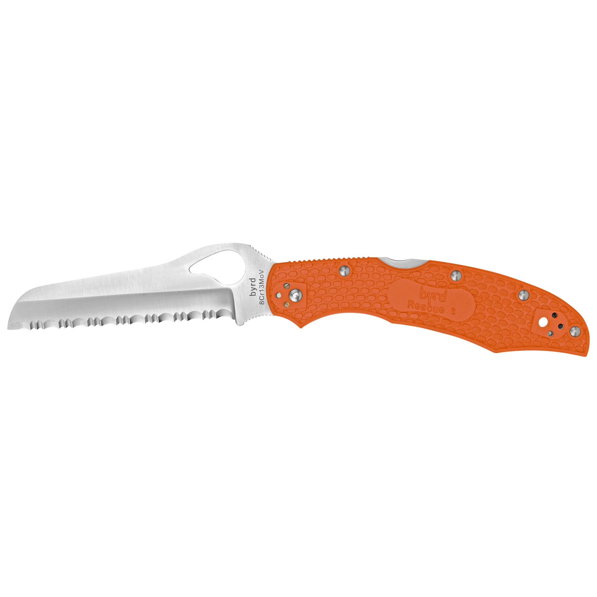 Spyderco Cara 2 Rescue 8Cr13MoV Folding Knife 3.91″ – Orange