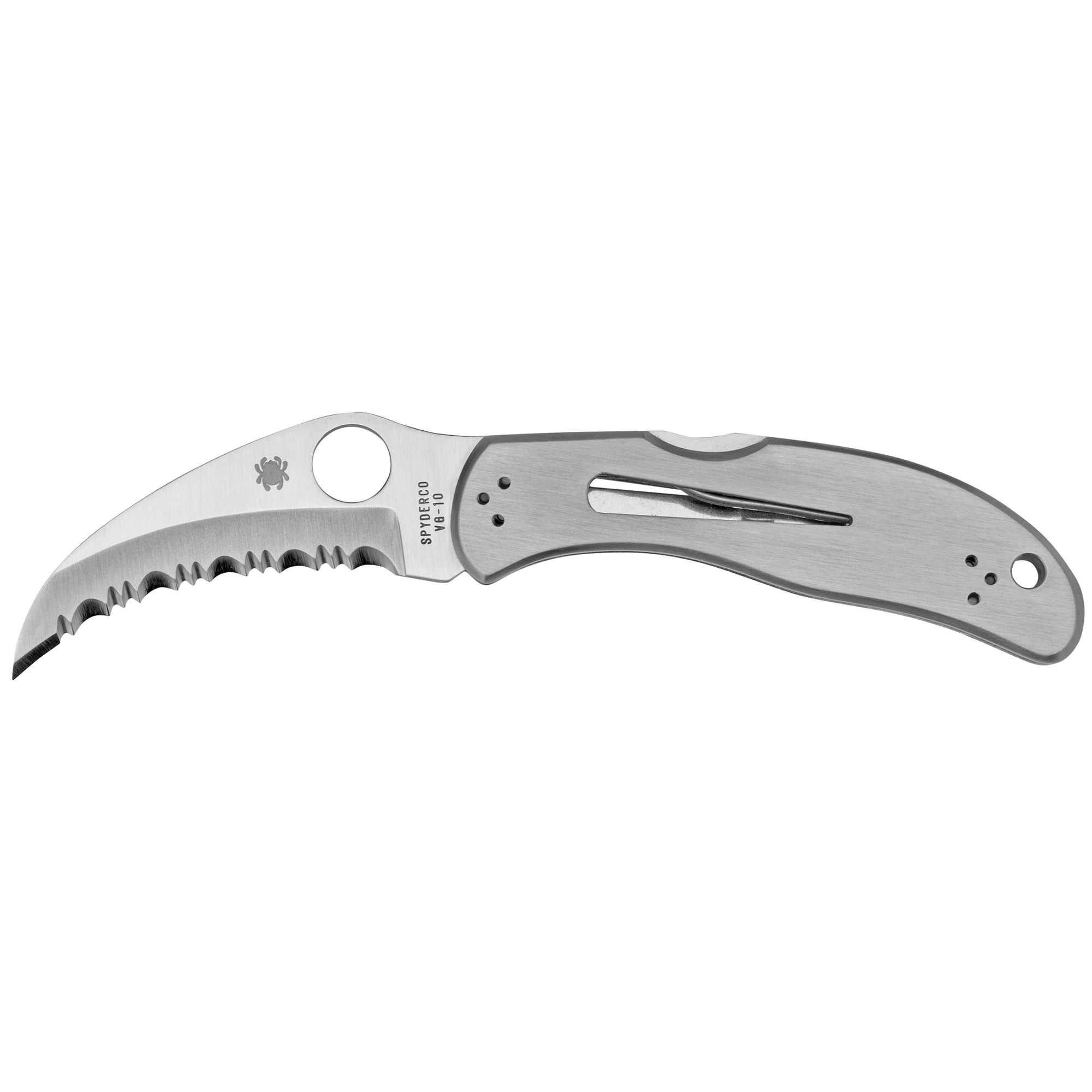 Spyderco Harpy VG-10 Folding Knife 2.75″ – Silver