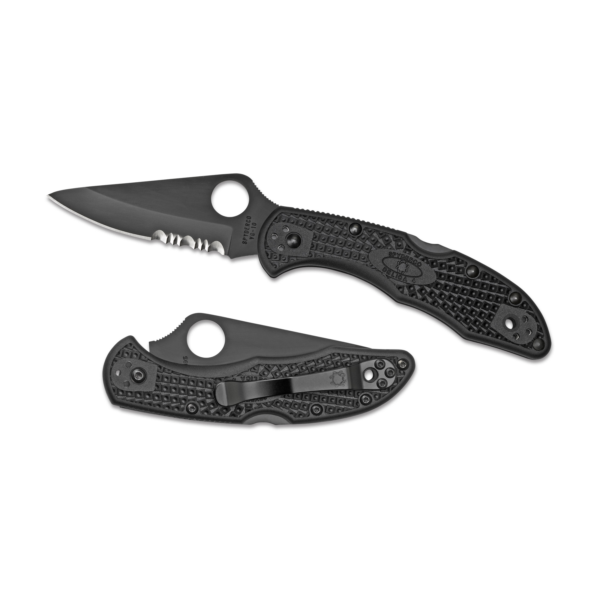 Spyderco Delica4 VG-10 Folding Knife 2.875″ – Black