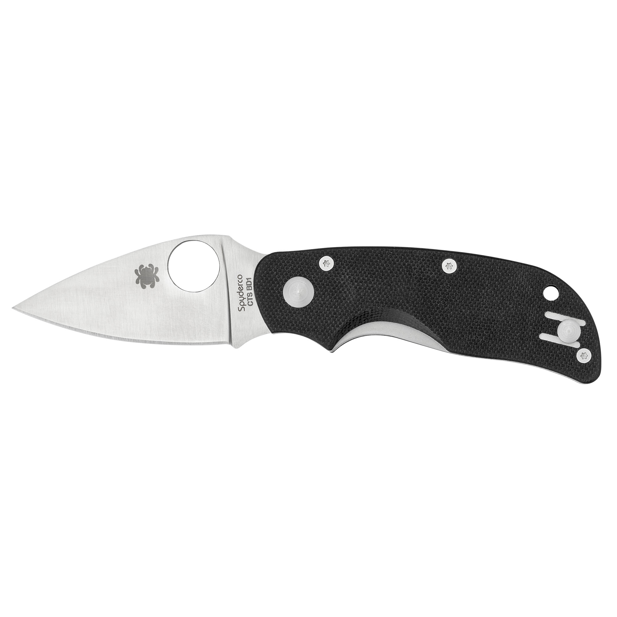 Spyderco Cat CTS BD1N Folding Knife 2.44″ – Silver