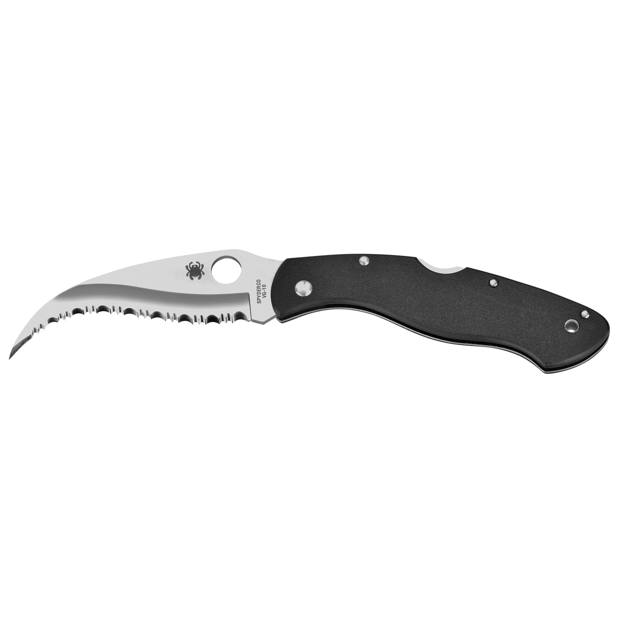 Spyderco Civilian VG-10 Folding Knife 4.125″ – Silver