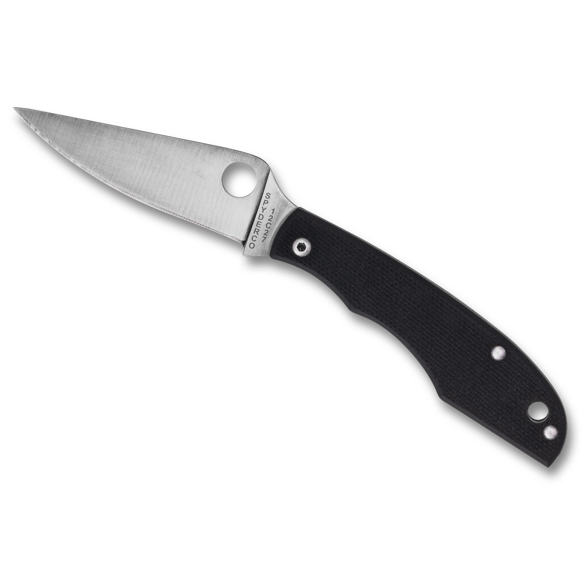 Spyderco GRASSHOPPER 12C27 Folding Knife 2.3″ – Silver